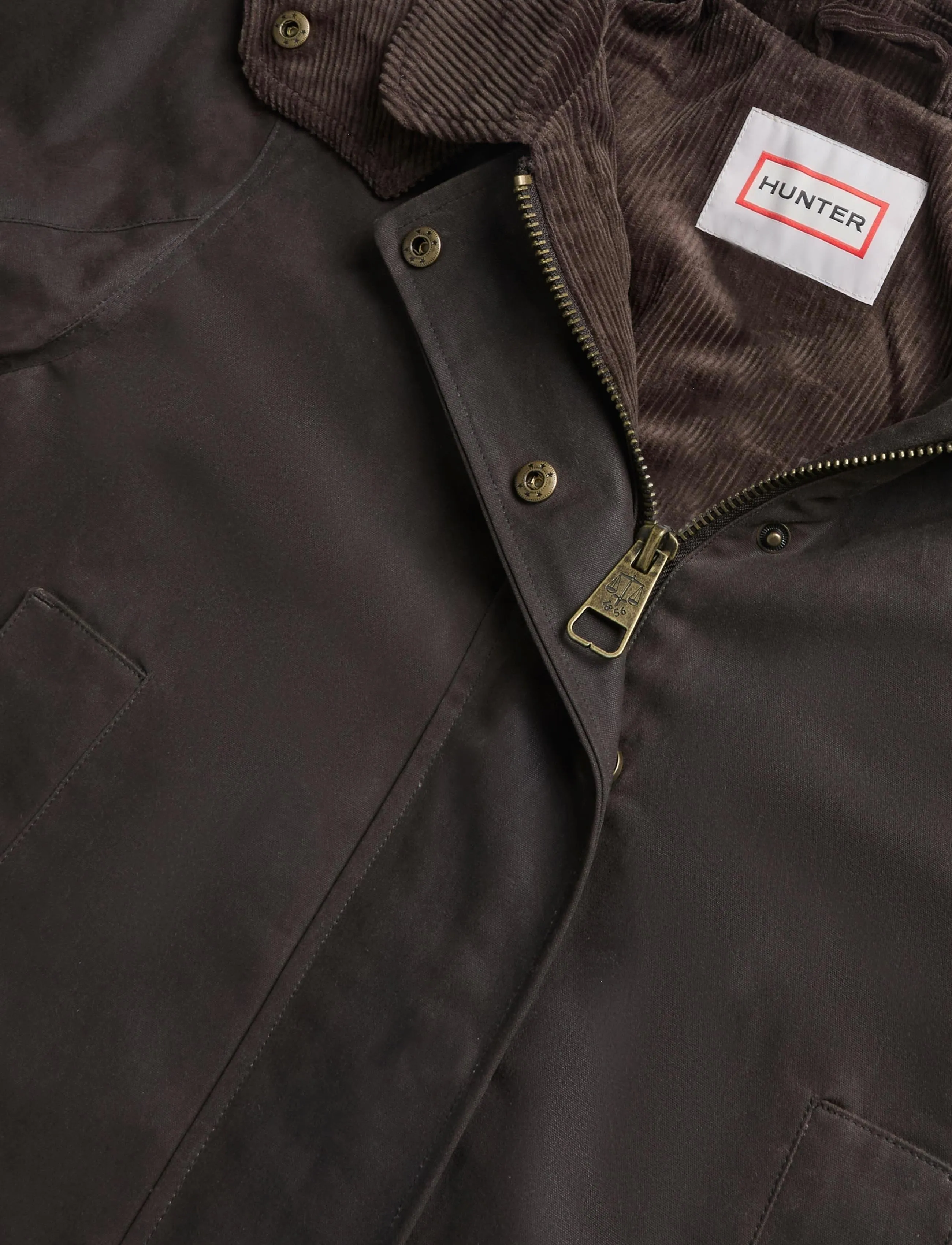 Hunter - LEITH WAXED JACKET - chocolate brown - 2