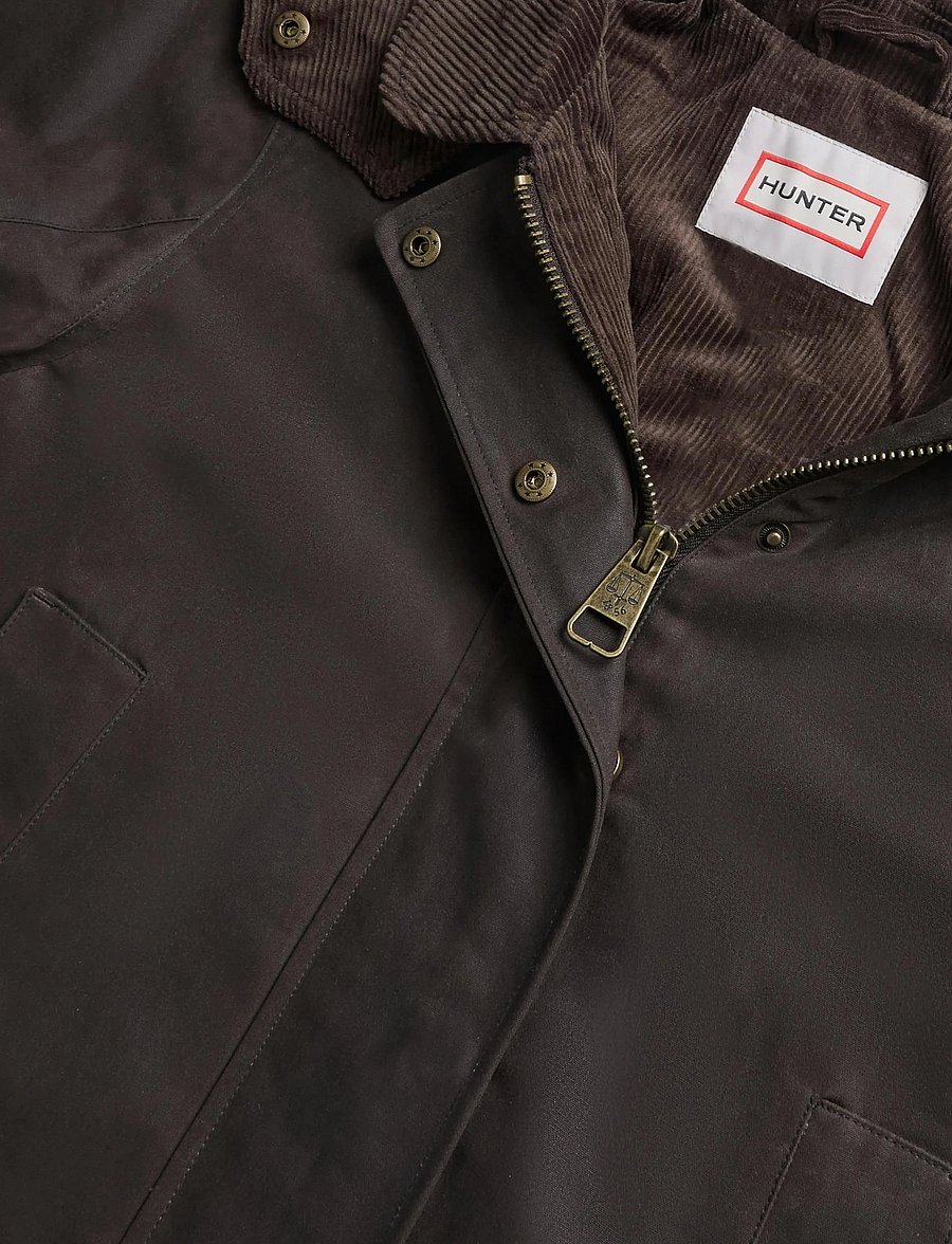 Hunter - LEITH WAXED JACKET - chocolate brown - 2