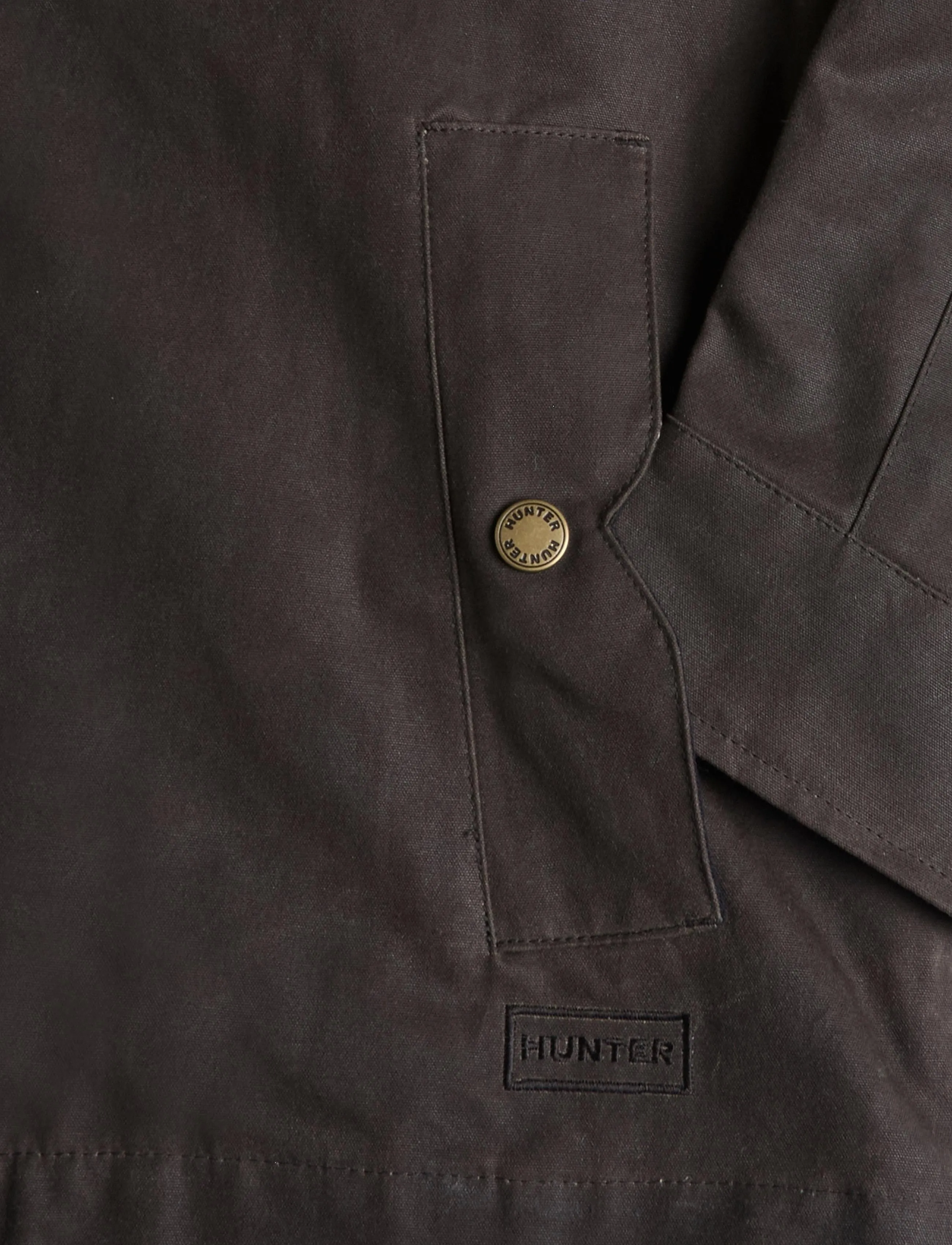 Hunter - LEITH WAXED JACKET - chocolate brown - 3
