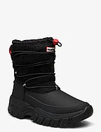 Womens Wanderer Short Lace DTL Cosy Snow Boot - BLACK