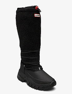 Womens Wanderer Tall Lace DTL Cosy Snow Boot, Hunter
