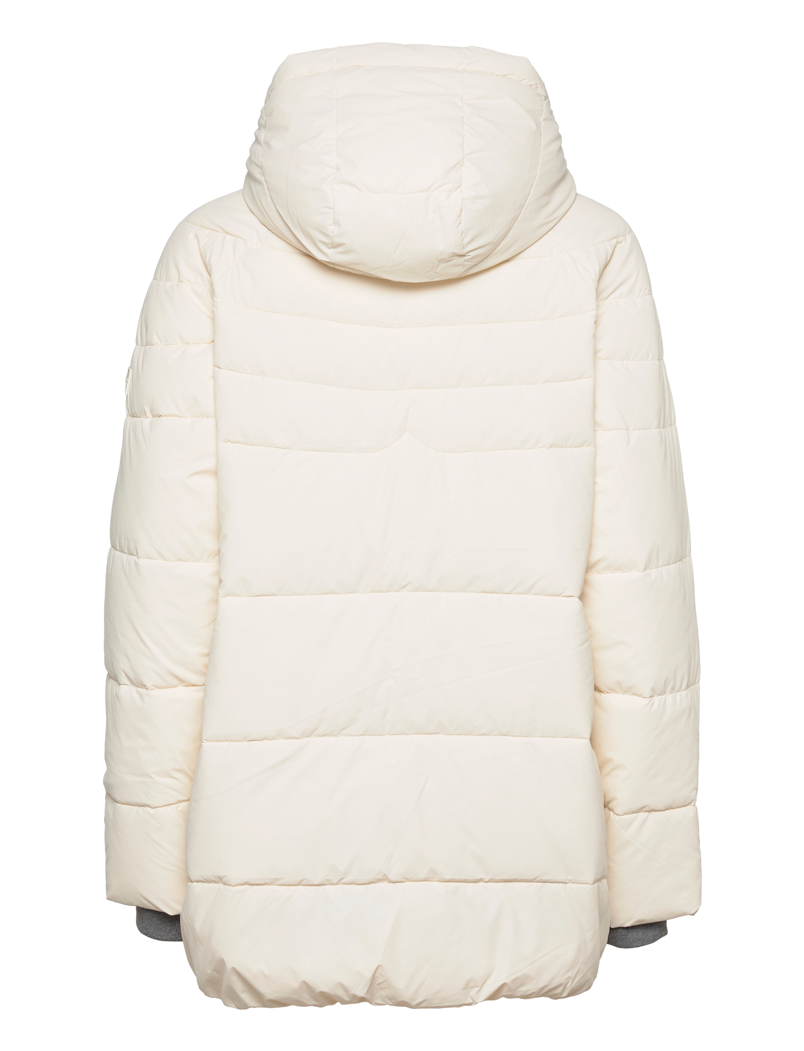 Hunter - Womens Intrepid Mid Puffer - gefütterte & daunenjacken - white willow - 1