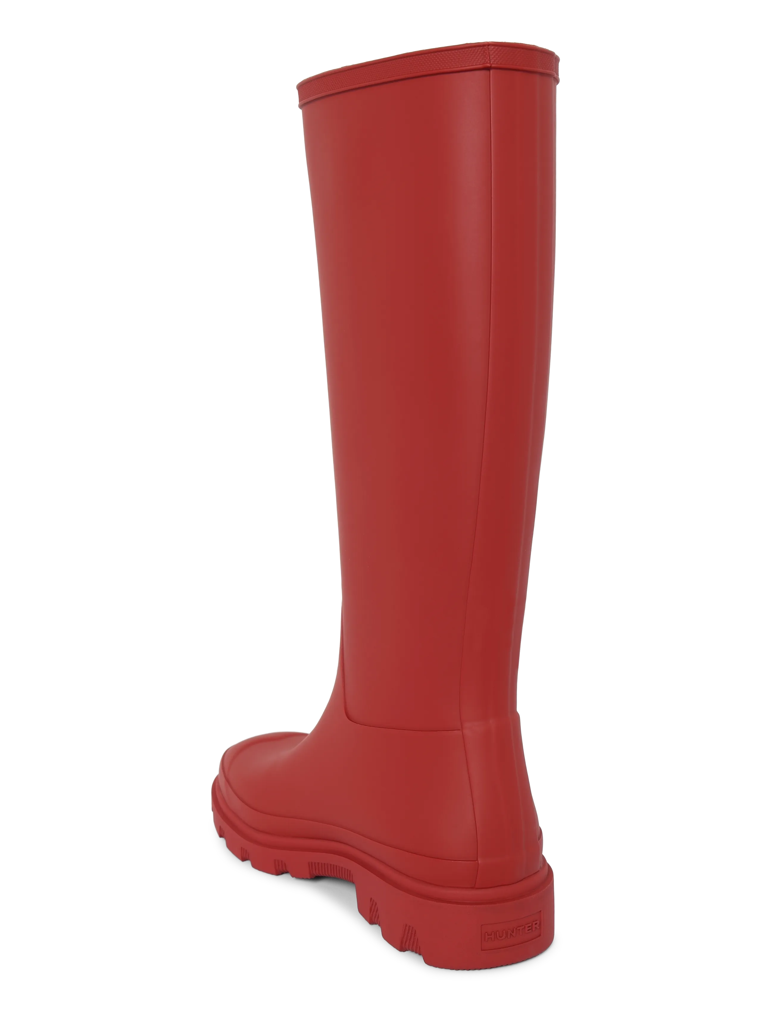 Hunter - UNISEX DOWNPOUR TALL BOOT - igapäevane stiil - military red - 1
