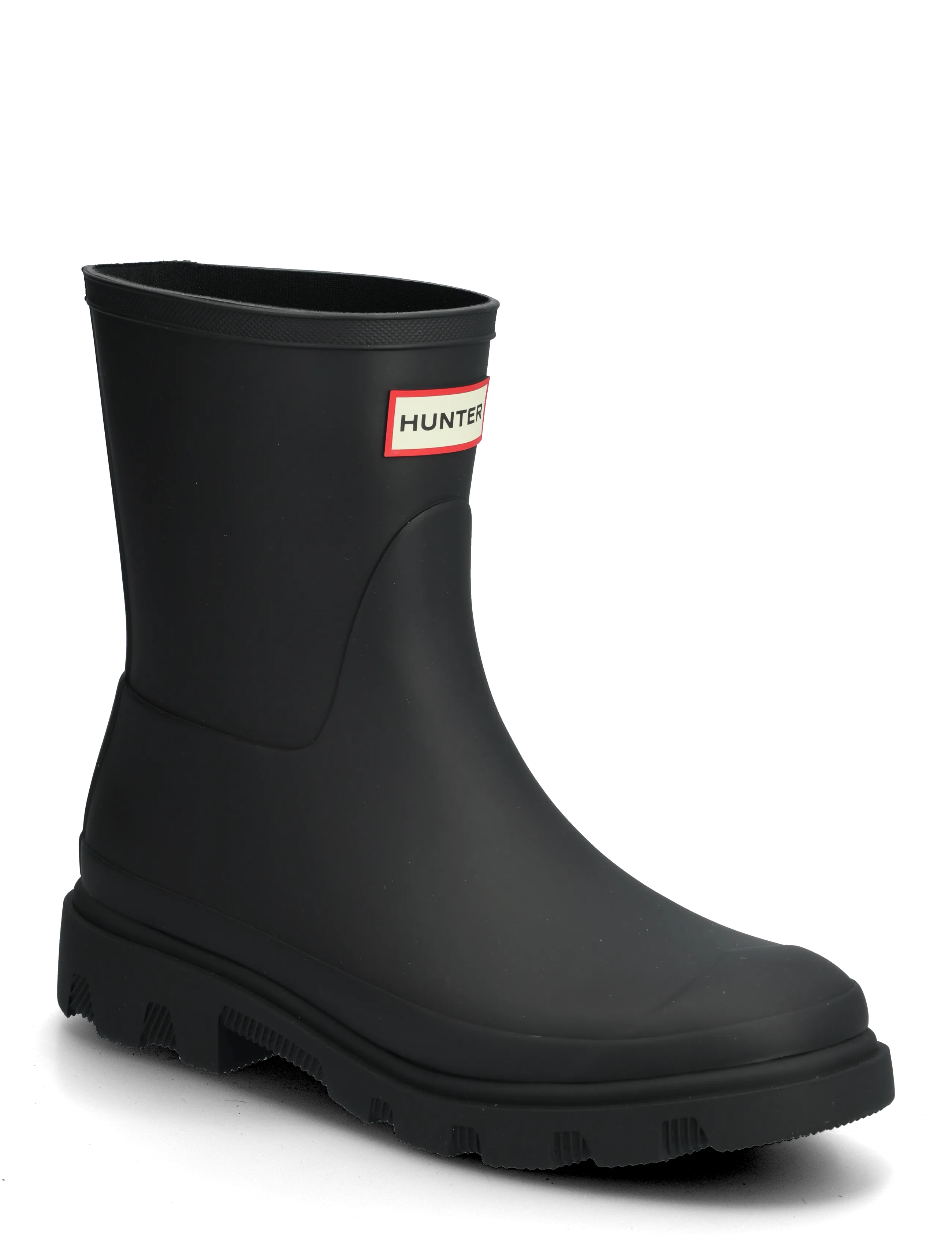 Hunter Unisex Downpour Short Boot, 37, Boots, Schwarz - Rain Frauen