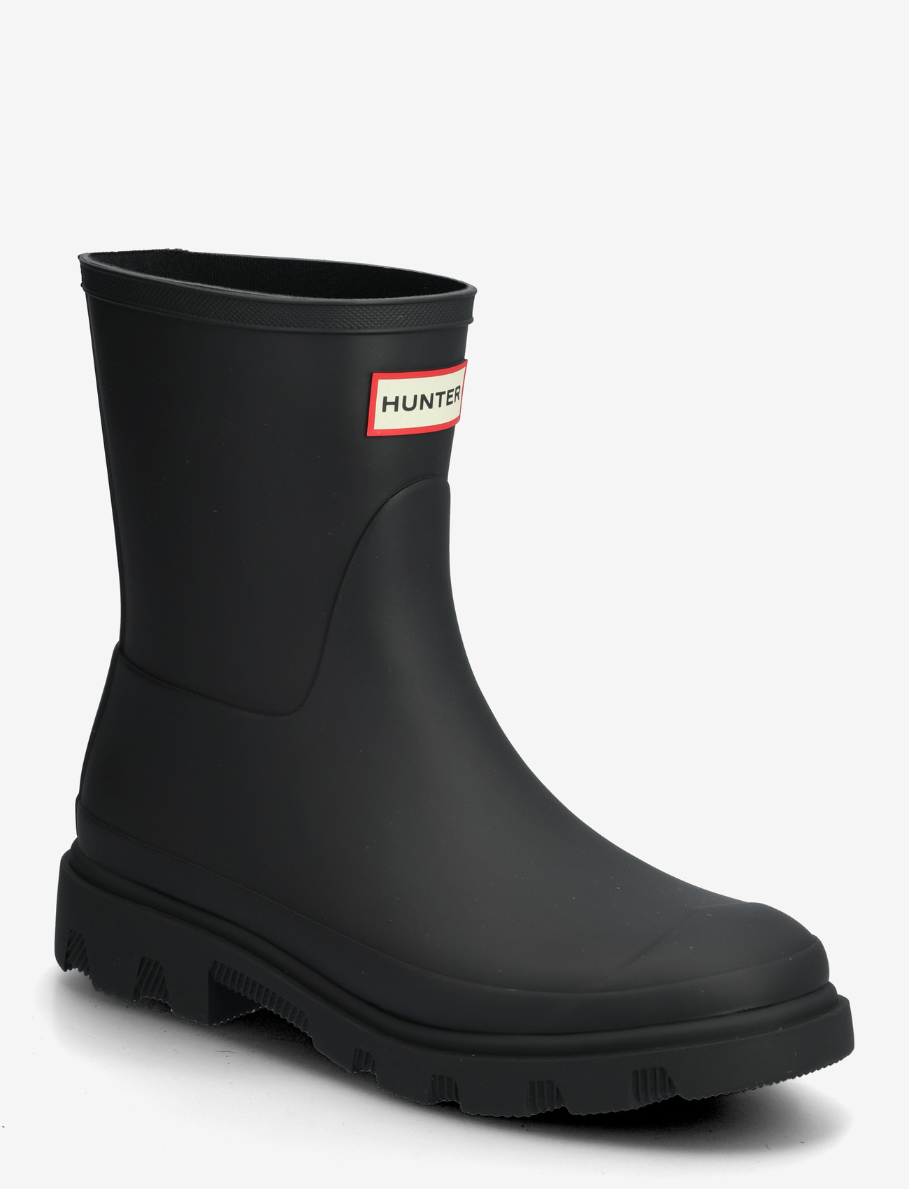 Hunter - UNISEX DOWNPOUR SHORT BOOT - ikdienas stils - black - 0