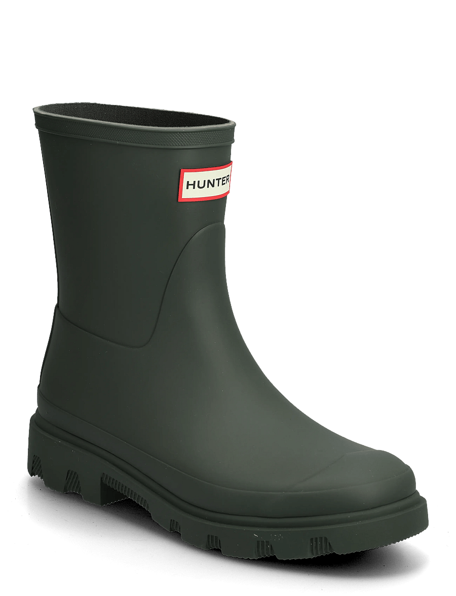 Hunter - UNISEX DOWNPOUR SHORT BOOT - alltags-style - dark olive - 0
