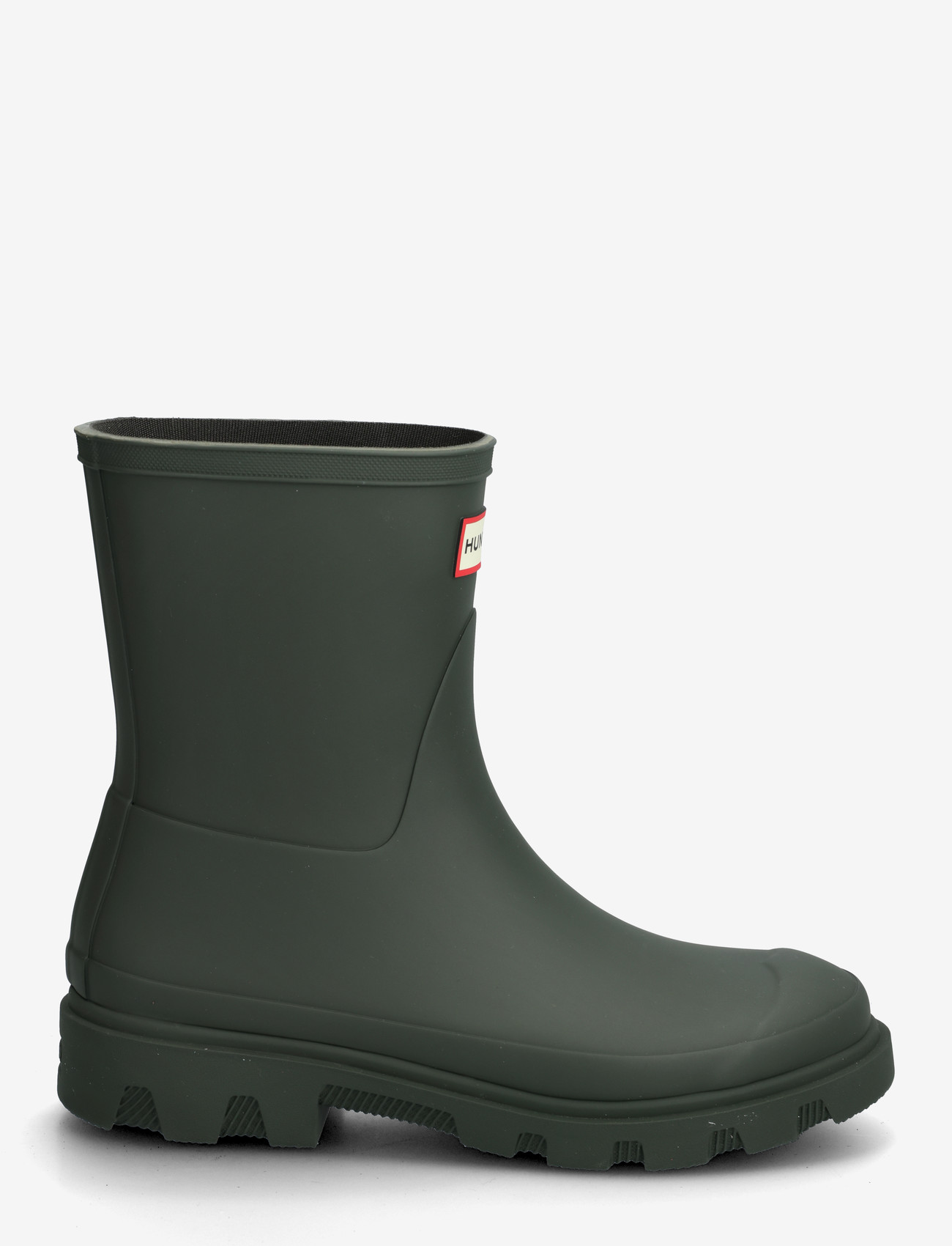 Hunter - UNISEX DOWNPOUR SHORT BOOT - hverdags stil - dark olive - 1