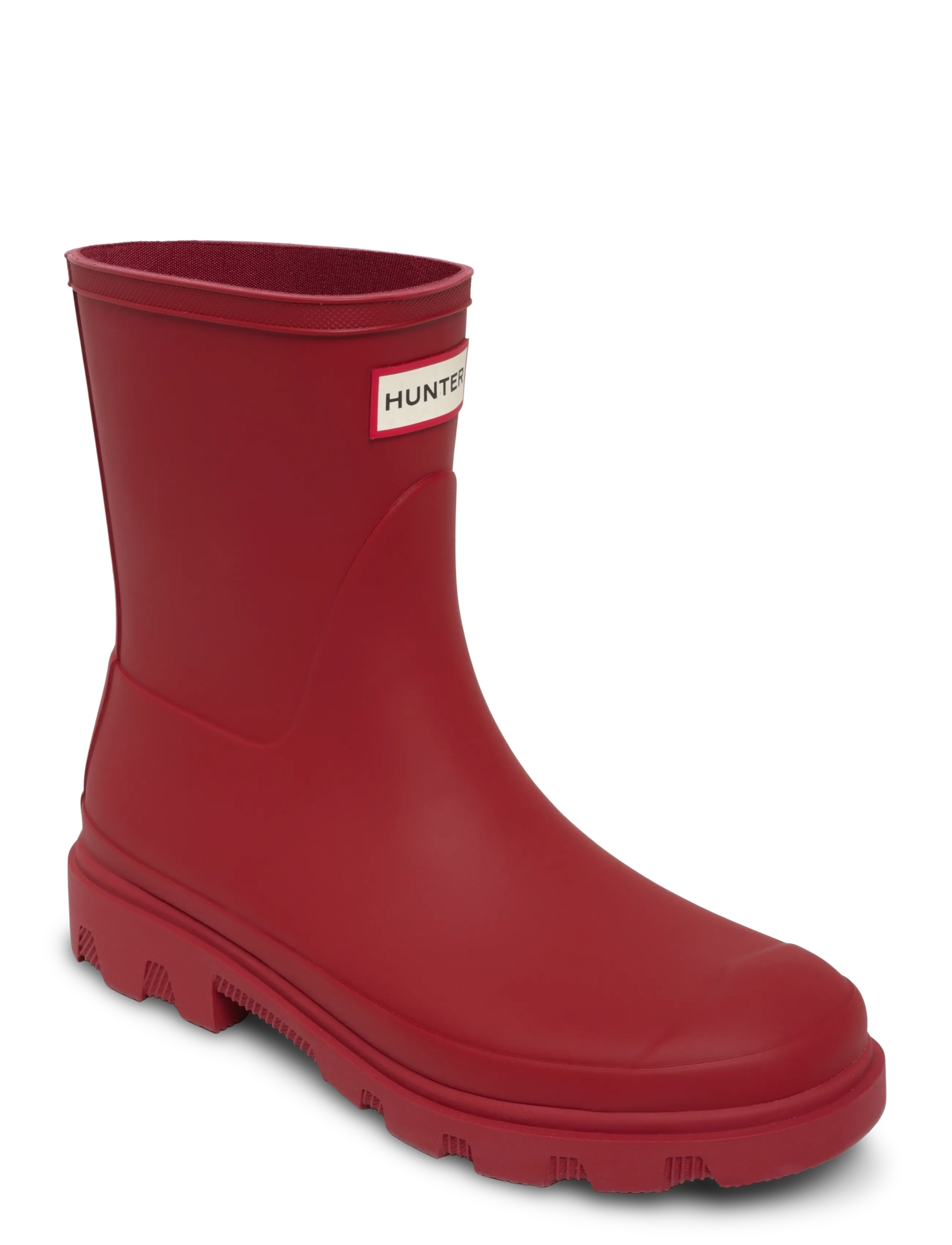 Hunter Unisex Downpour Short Boot, 38, Boots, Rot - Rain Frauen