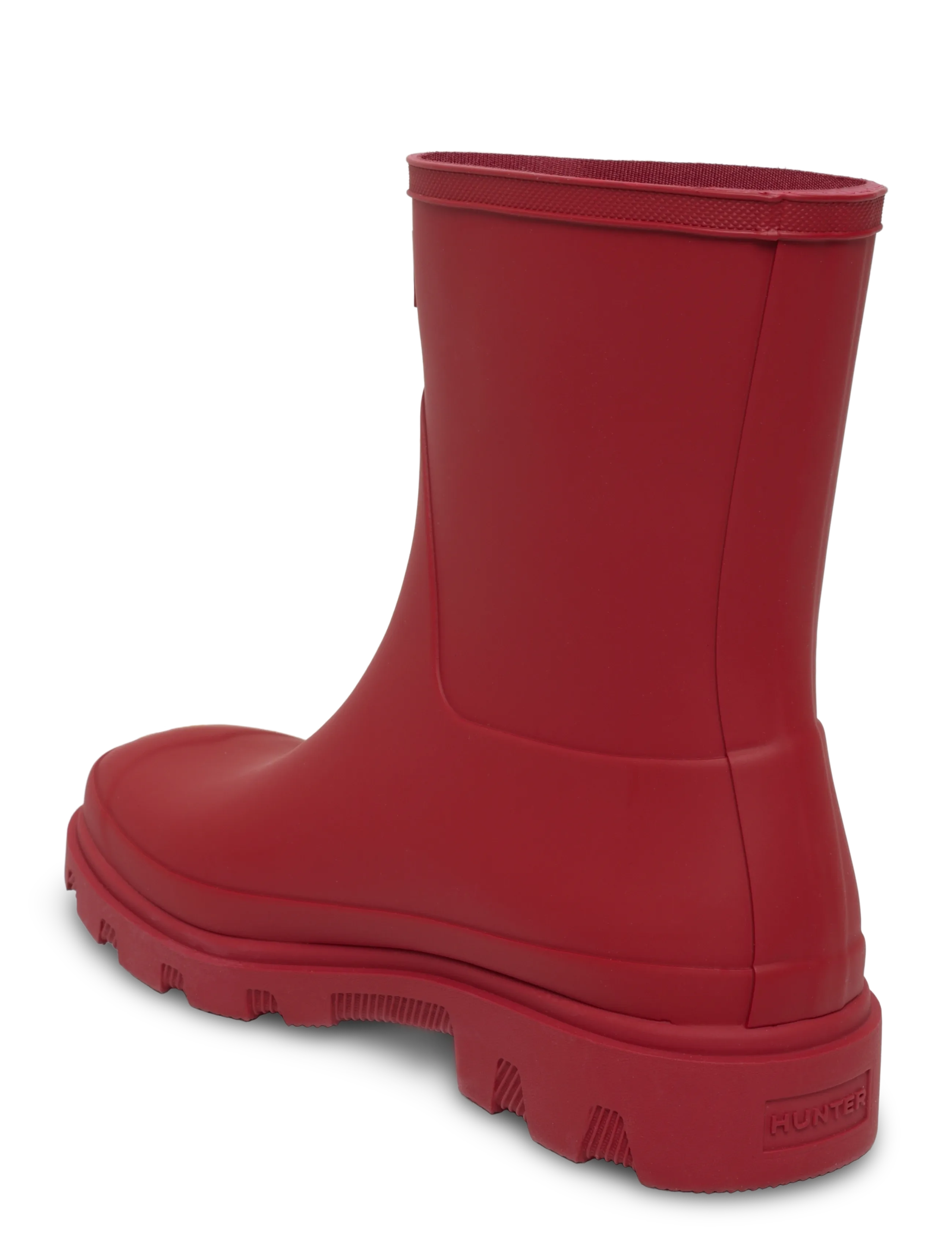 Hunter - UNISEX DOWNPOUR SHORT BOOT - igapäevane stiil - military red - 1