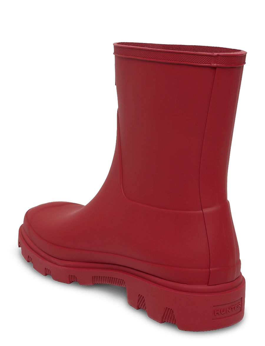 Hunter - UNISEX DOWNPOUR SHORT BOOT - igapäevane stiil - military red - 1