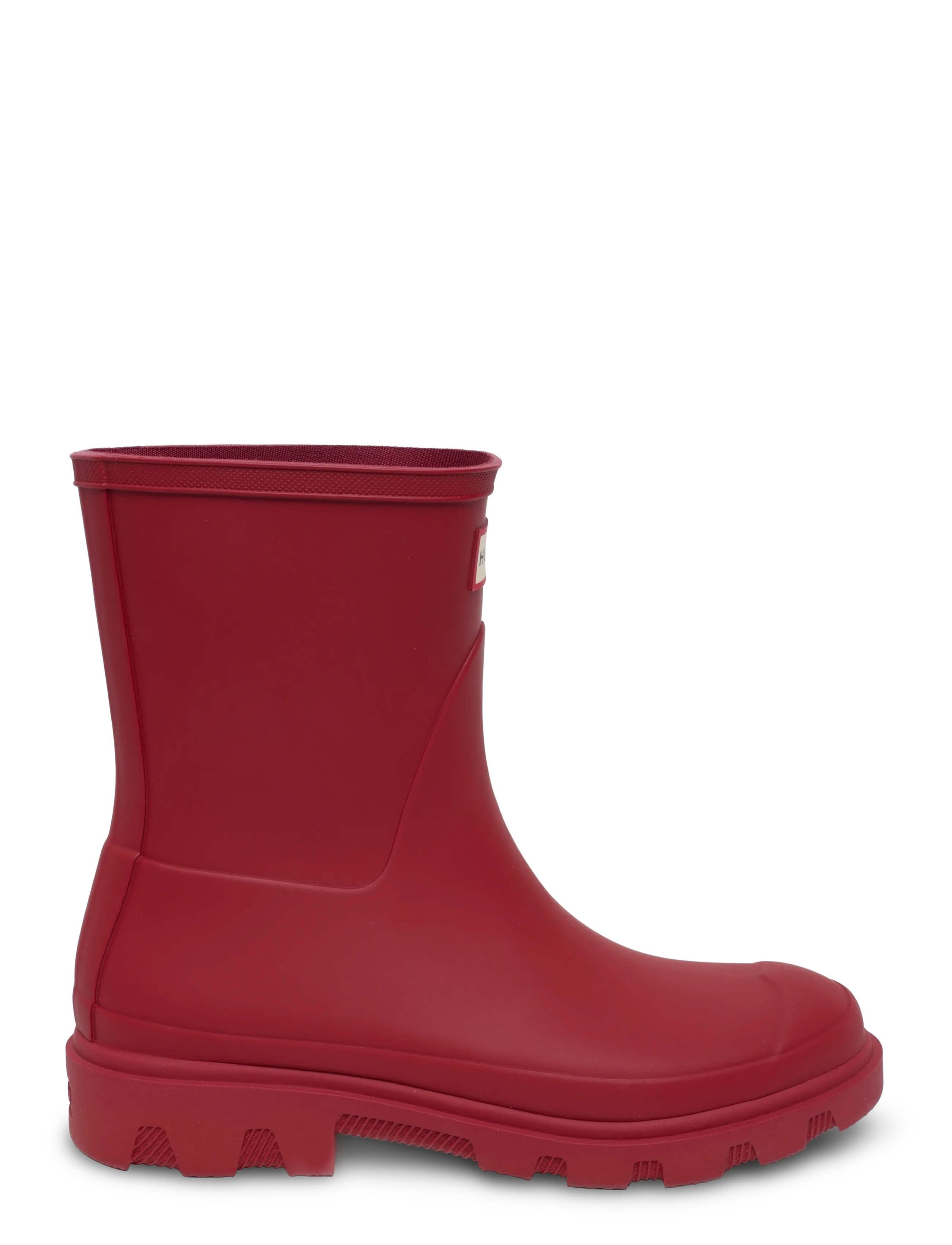 Hunter - UNISEX DOWNPOUR SHORT BOOT - igapäevane stiil - military red - 2