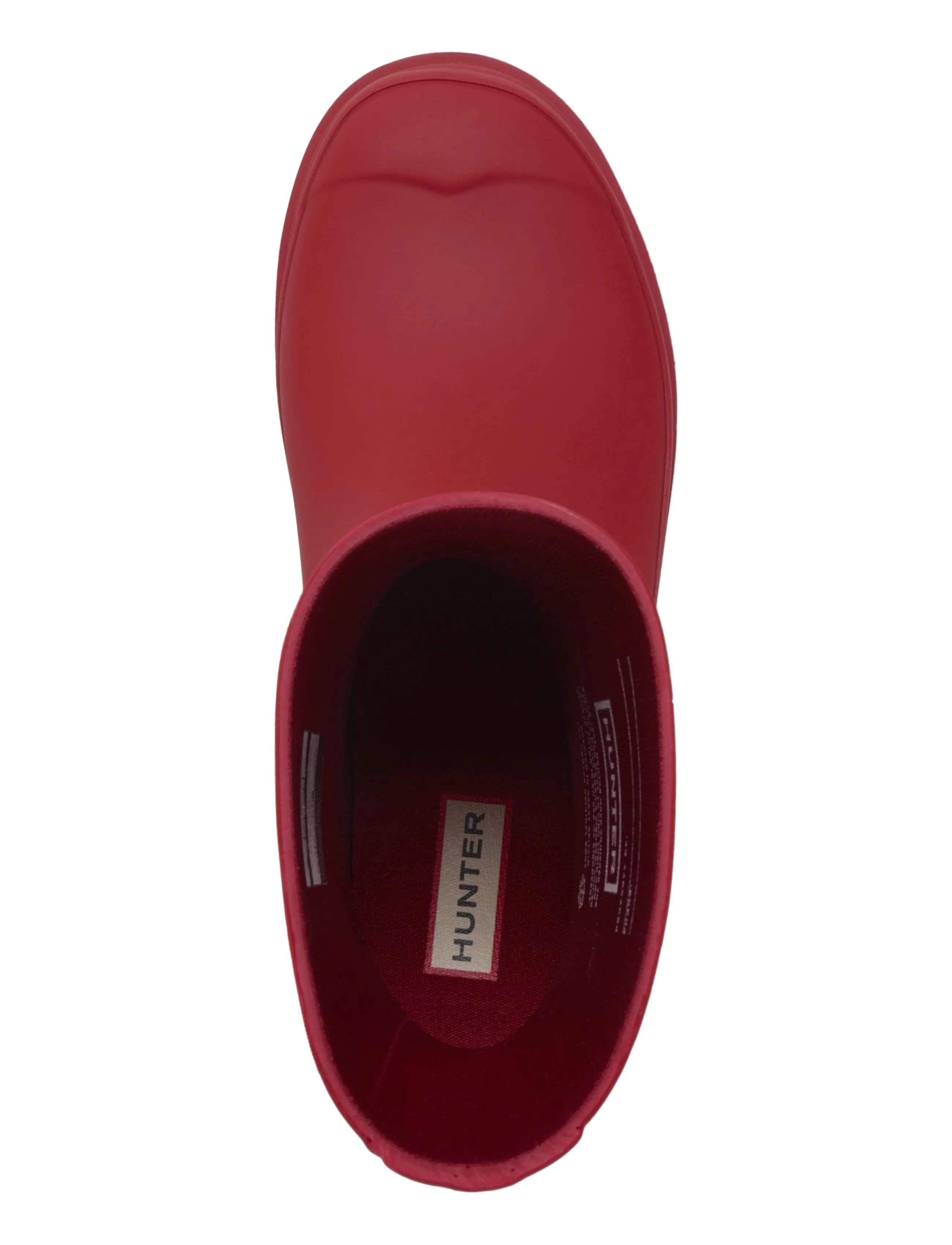 Hunter - UNISEX DOWNPOUR SHORT BOOT - igapäevane stiil - military red - 3
