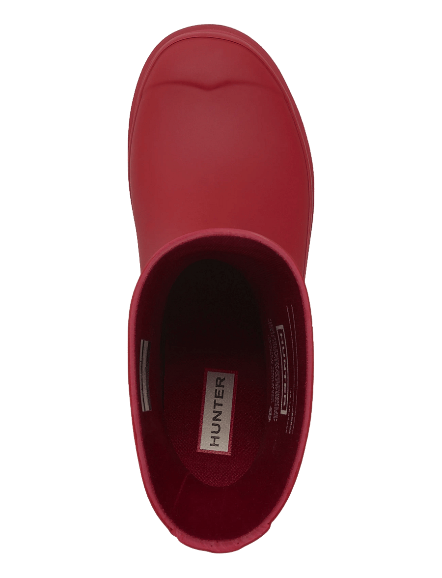 Hunter - UNISEX DOWNPOUR SHORT BOOT - igapäevane stiil - military red - 3