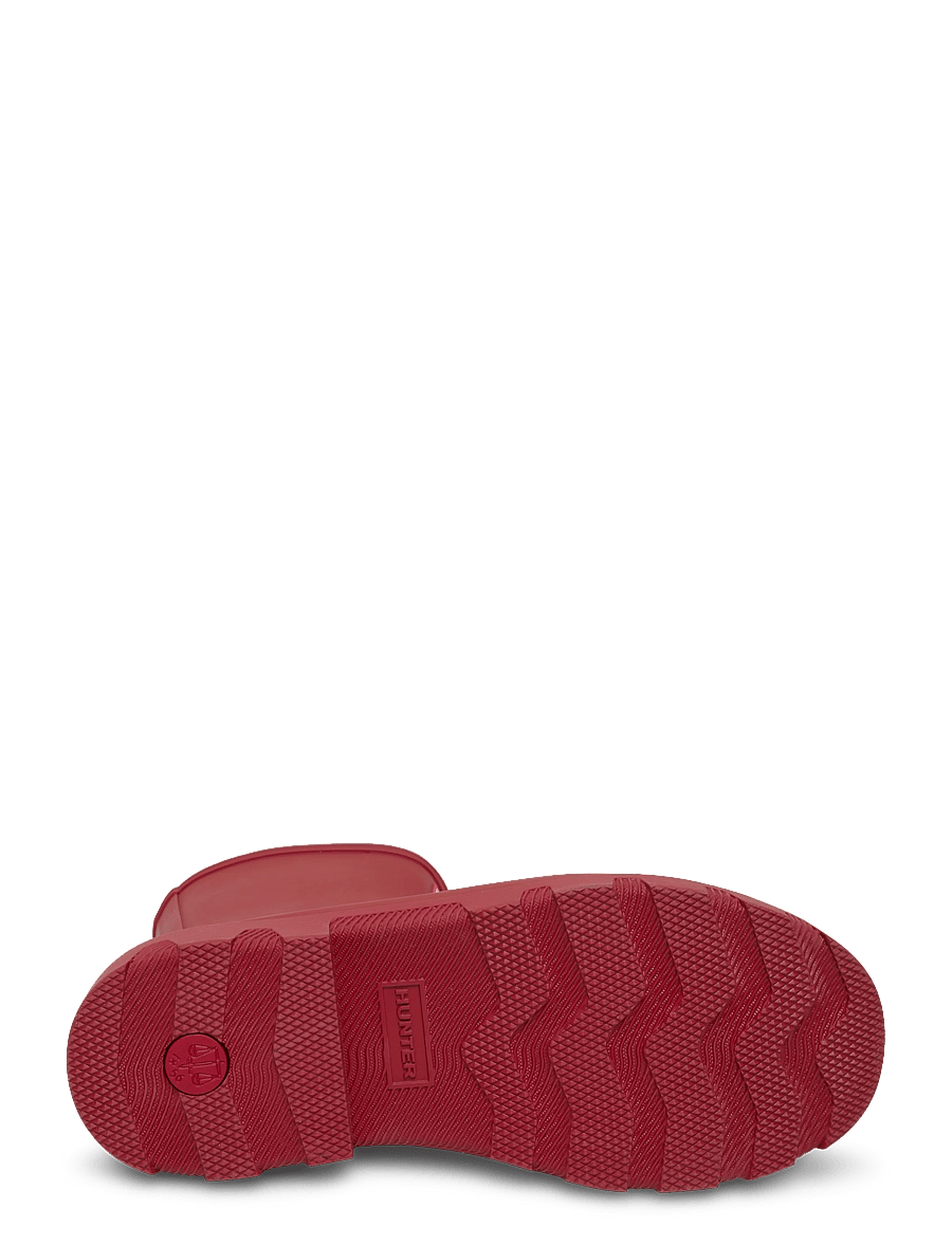 Hunter - UNISEX DOWNPOUR SHORT BOOT - igapäevane stiil - military red - 4