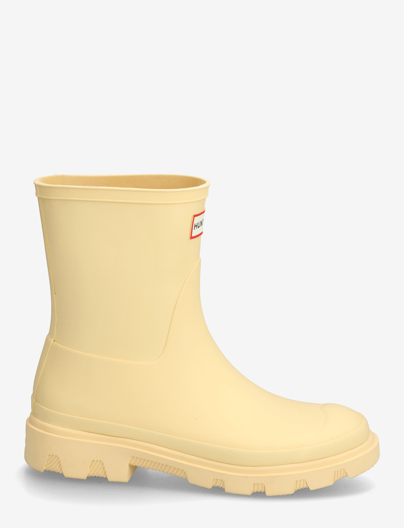 Hunter - UNISEX DOWNPOUR SHORT BOOT - hverdags stil - pale yellow - 1