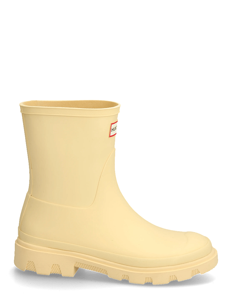 Hunter - UNISEX DOWNPOUR SHORT BOOT - hverdags stil - pale yellow - 1