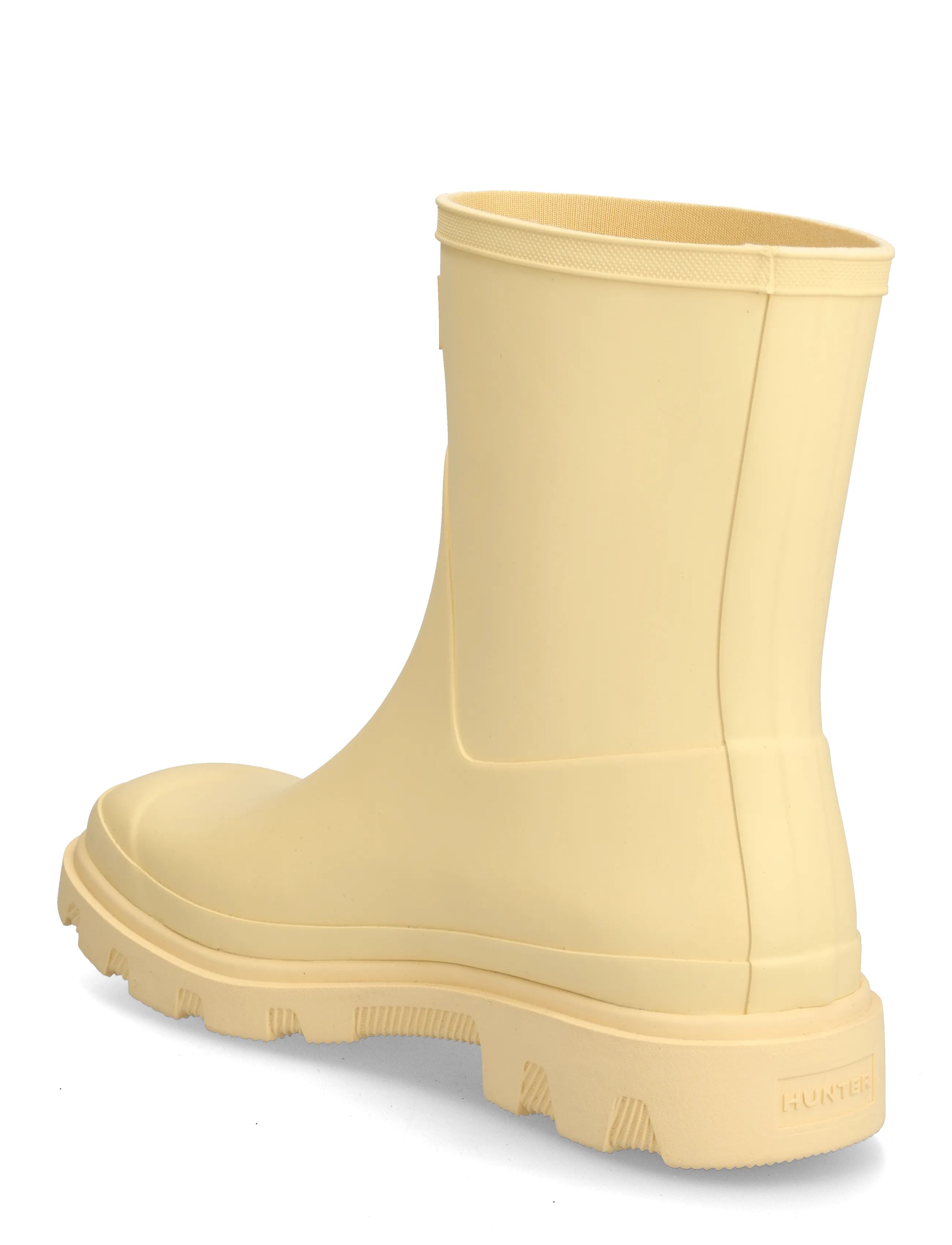 Hunter - UNISEX DOWNPOUR SHORT BOOT - hverdags stil - pale yellow - 2