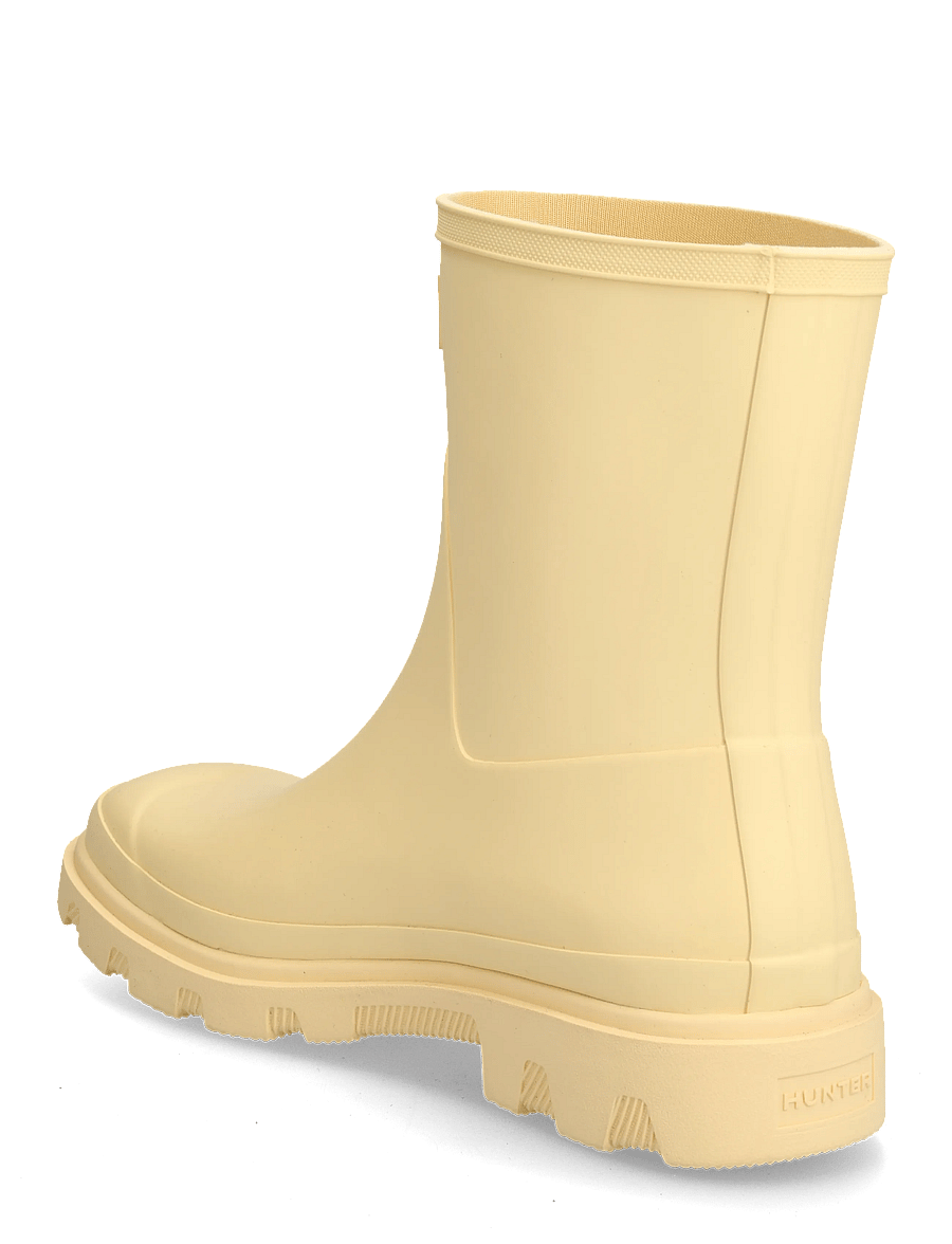 Hunter - UNISEX DOWNPOUR SHORT BOOT - hverdags stil - pale yellow - 2
