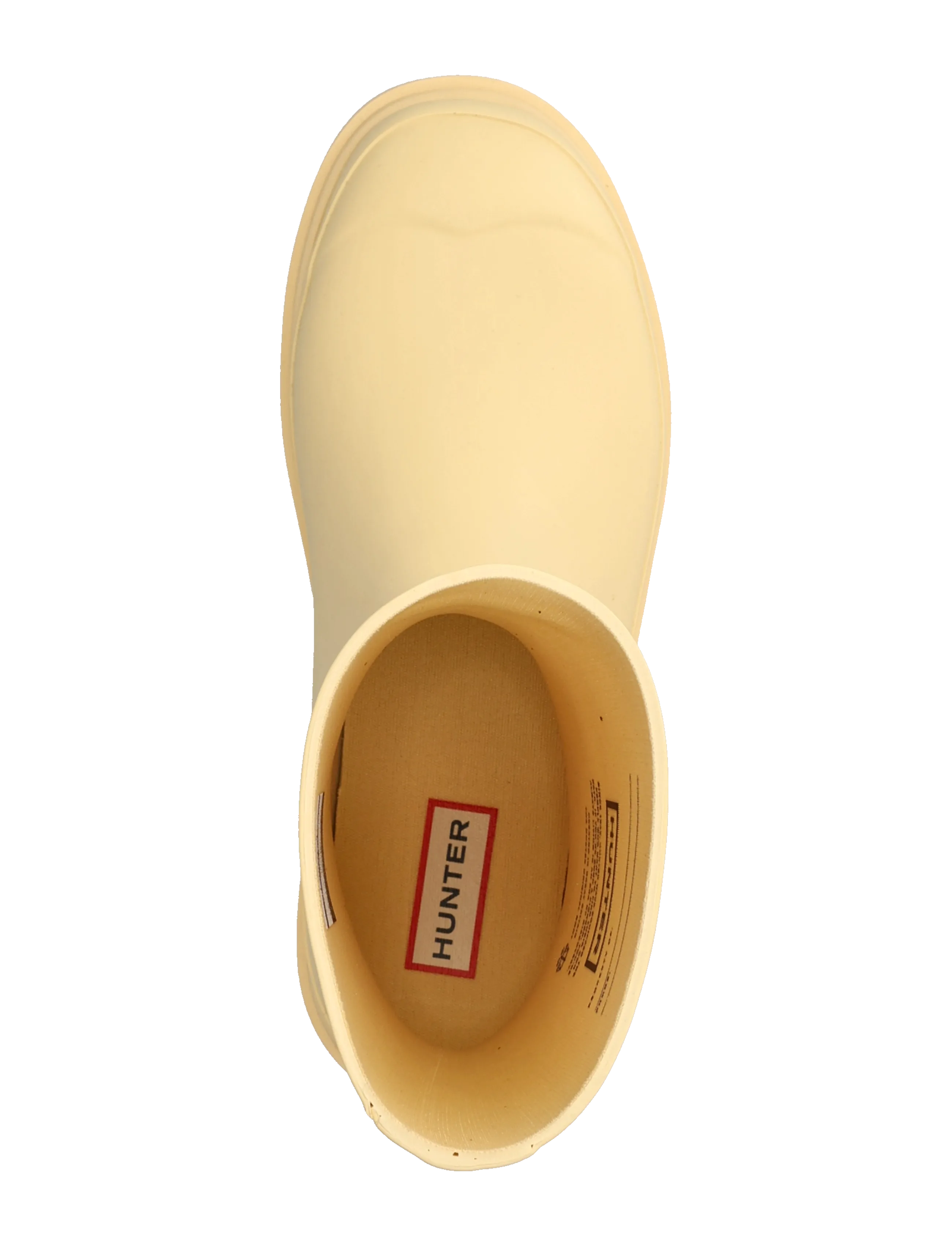 Hunter - UNISEX DOWNPOUR SHORT BOOT - hverdags stil - pale yellow - 3