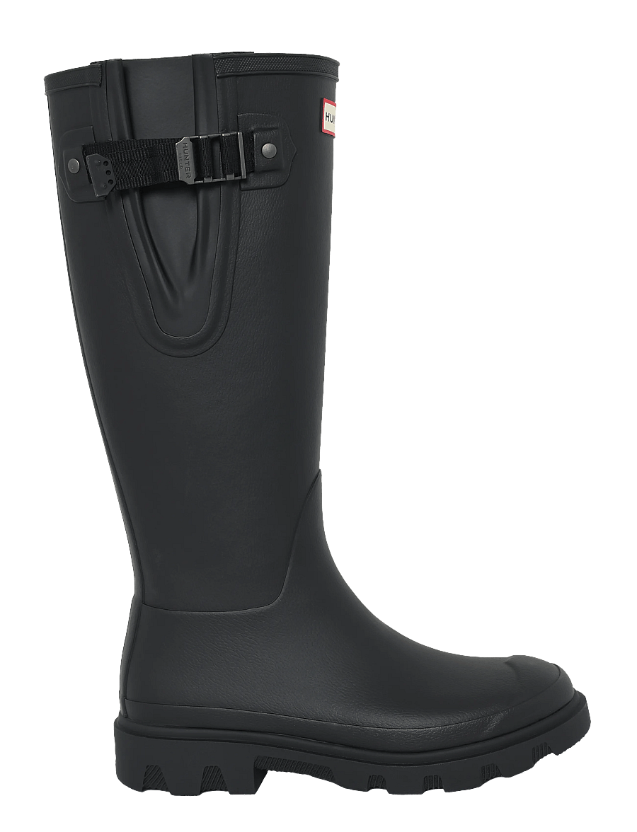 Hunter - UNISEX DOWNPOUR ADJUSTABLE BOOT - langskaftede støvler - black - 2