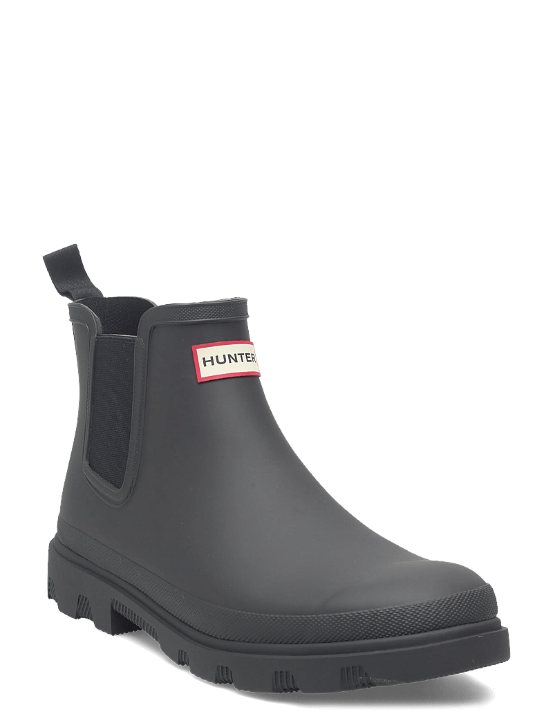 Hunter - UNISEX DOWNPOUR CHELSEA - everyday style - black - 0