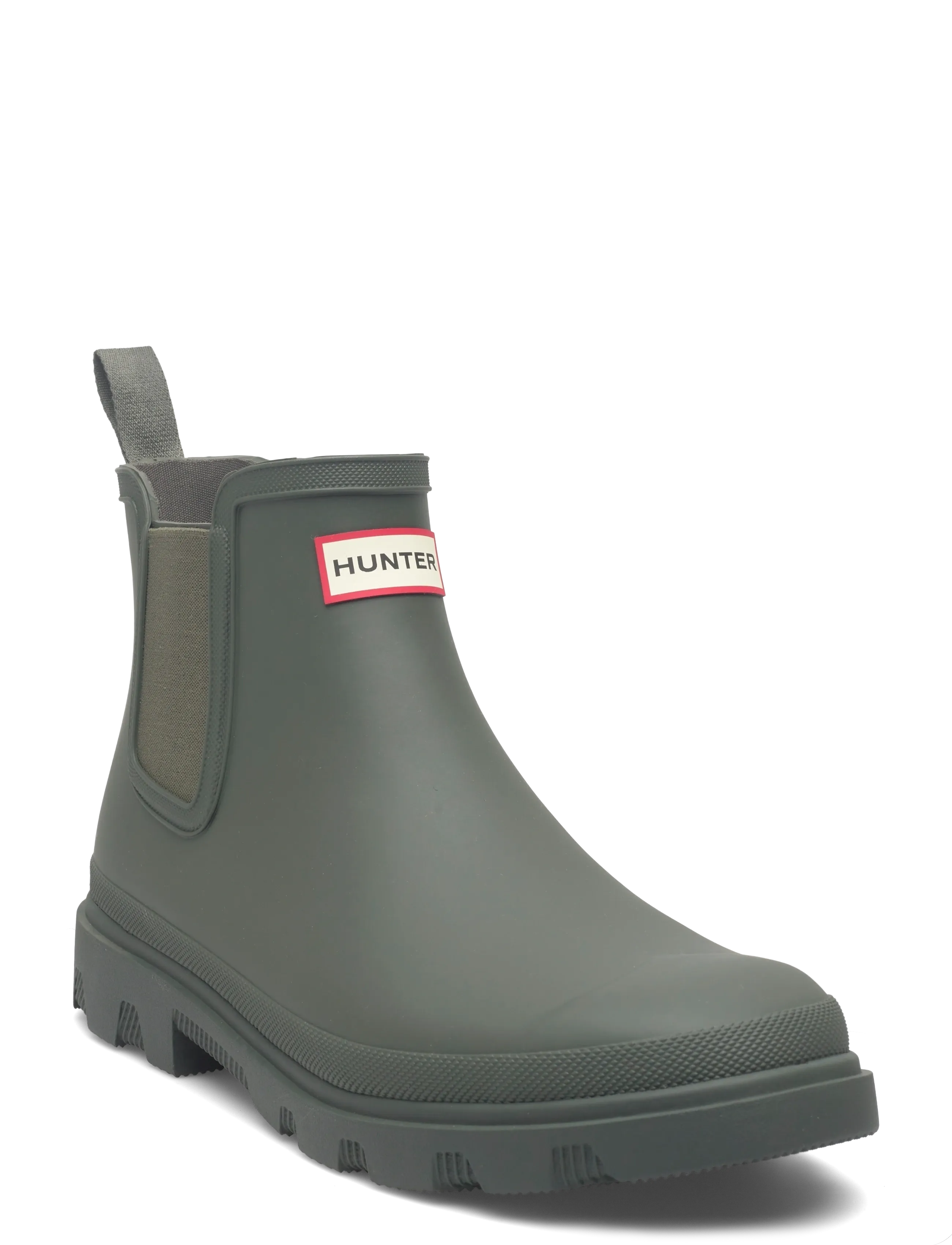 Hunter Unisex Downpour Chelsea, 42, Boots, Khakigrün - Rain Frauen