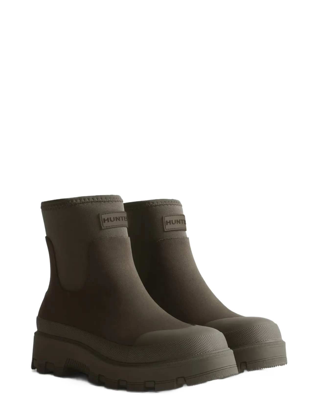 Hunter - UNISEX ELEMENTS NEOPRENE CHELSEA BOOT TONAL LOGO - chelsea-saapad - chocolate brown - 2