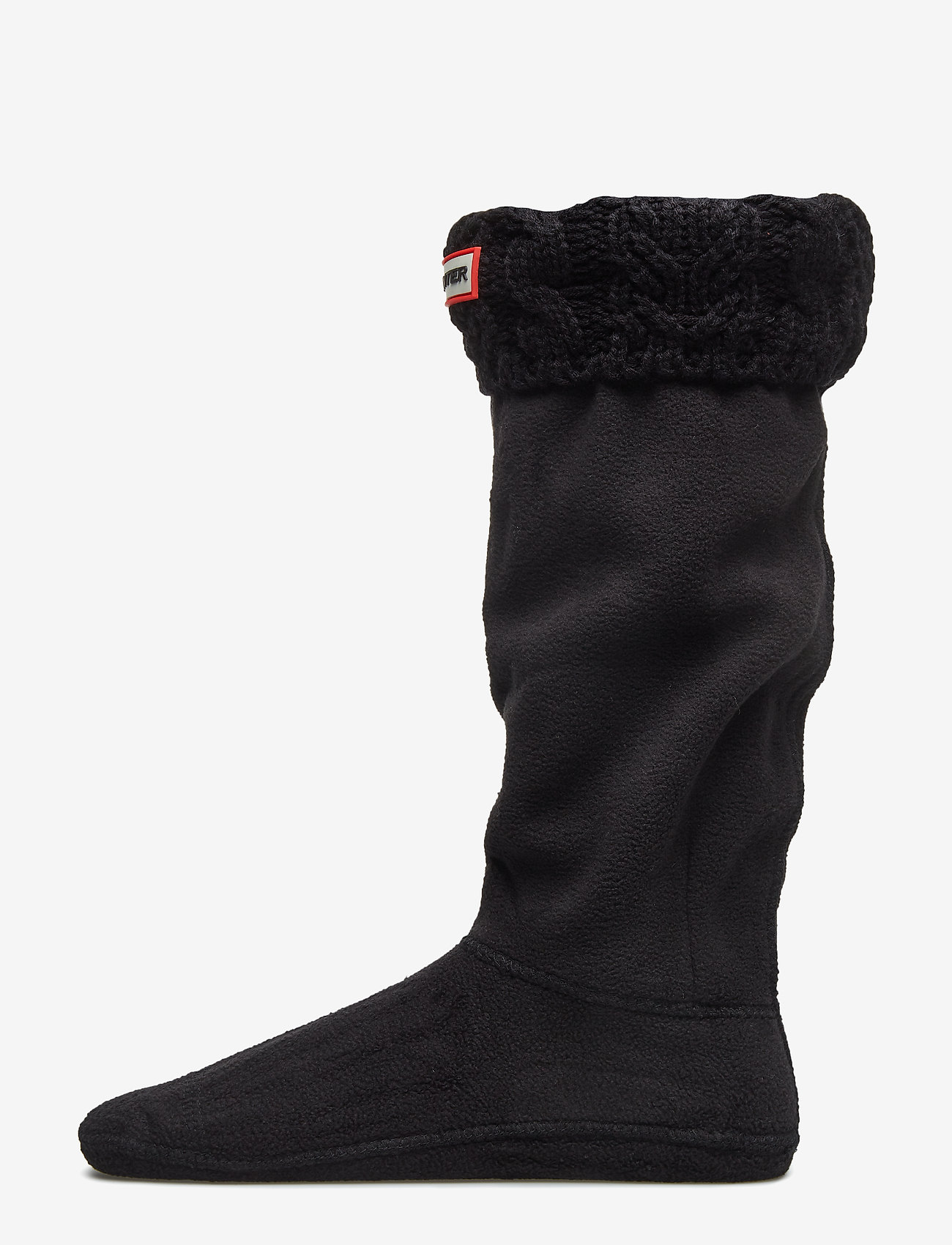 Hunter - Hunter DualCableKnit BootSock - black - 0