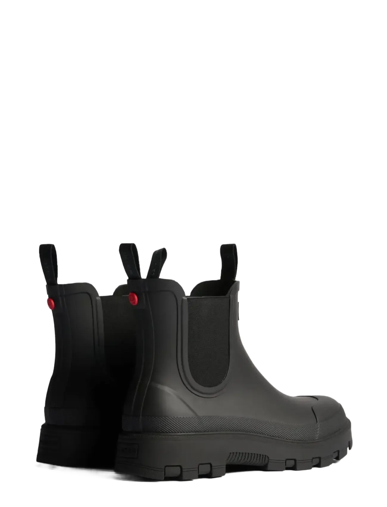 Hunter UNISEX ELEMENTS ELASTIC CHELSEA BOOT - Gummistøvler - BLACK / black