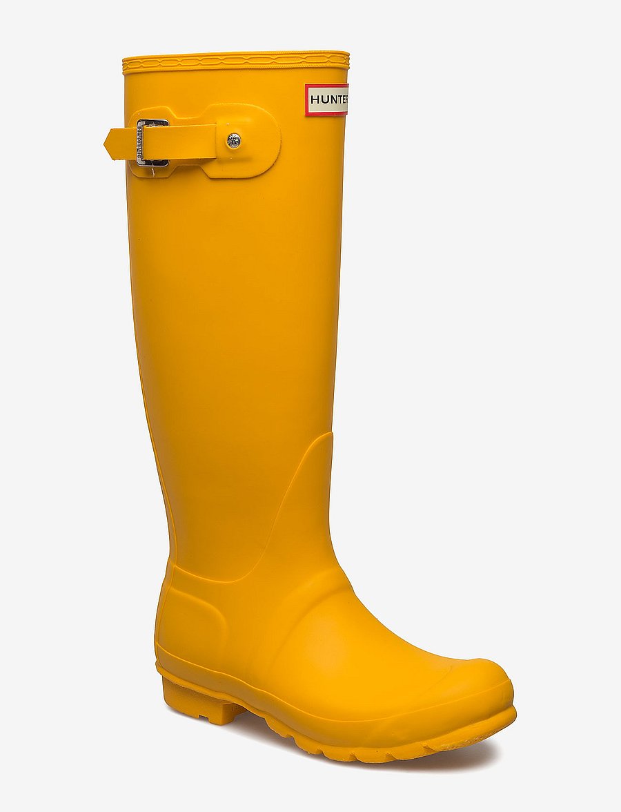 Hunter - WOMENS ORIGINAL TALL BOOT - igapäevane stiil - yellow - 0