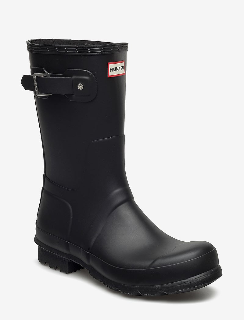 Hunter - MENS ORIGINAL SHORT BOOT - gummistövlar - black - 0