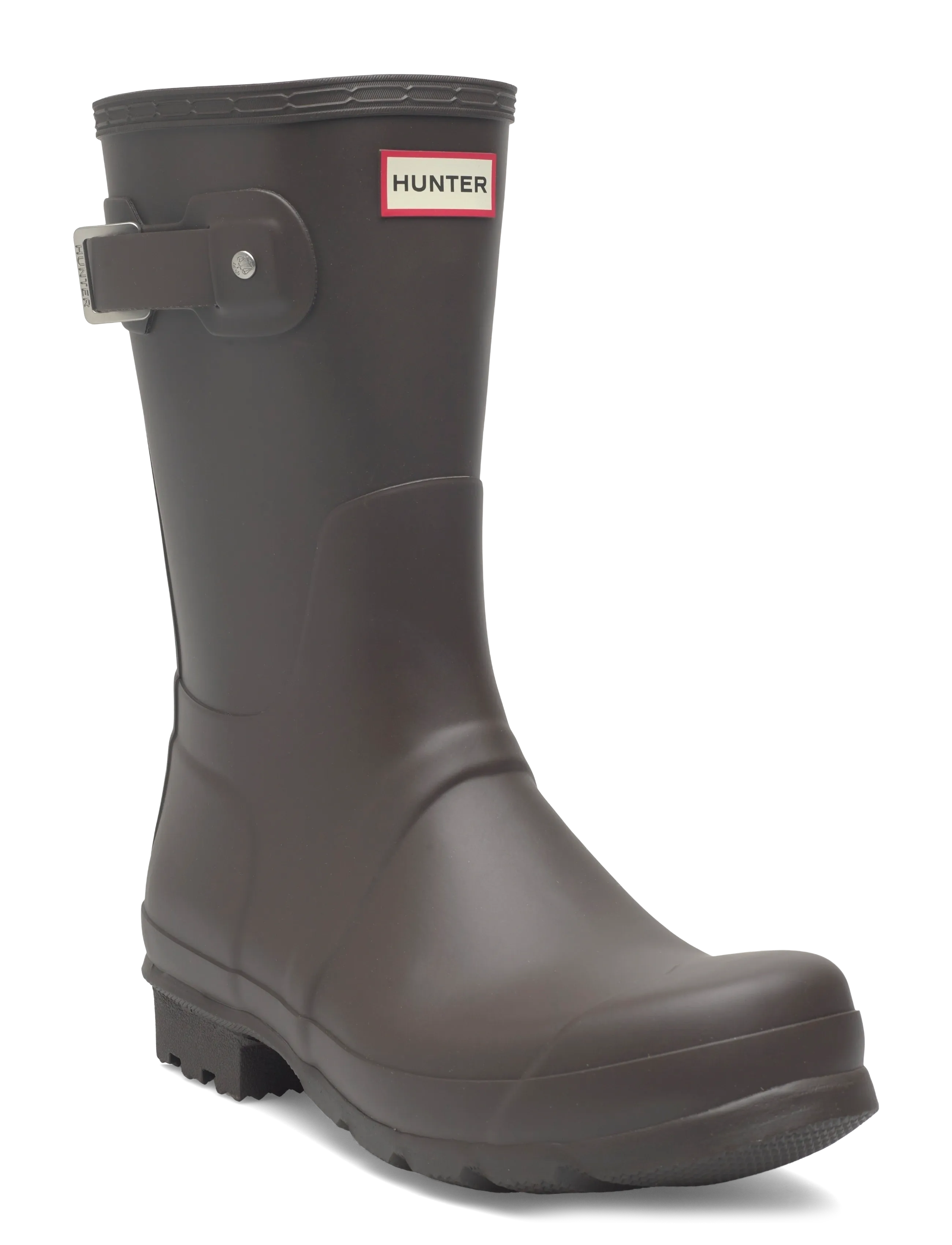 Hunter MENS ORIGINAL SHORT BOOT - Hunter - CHOCOLATE BROWN / brown