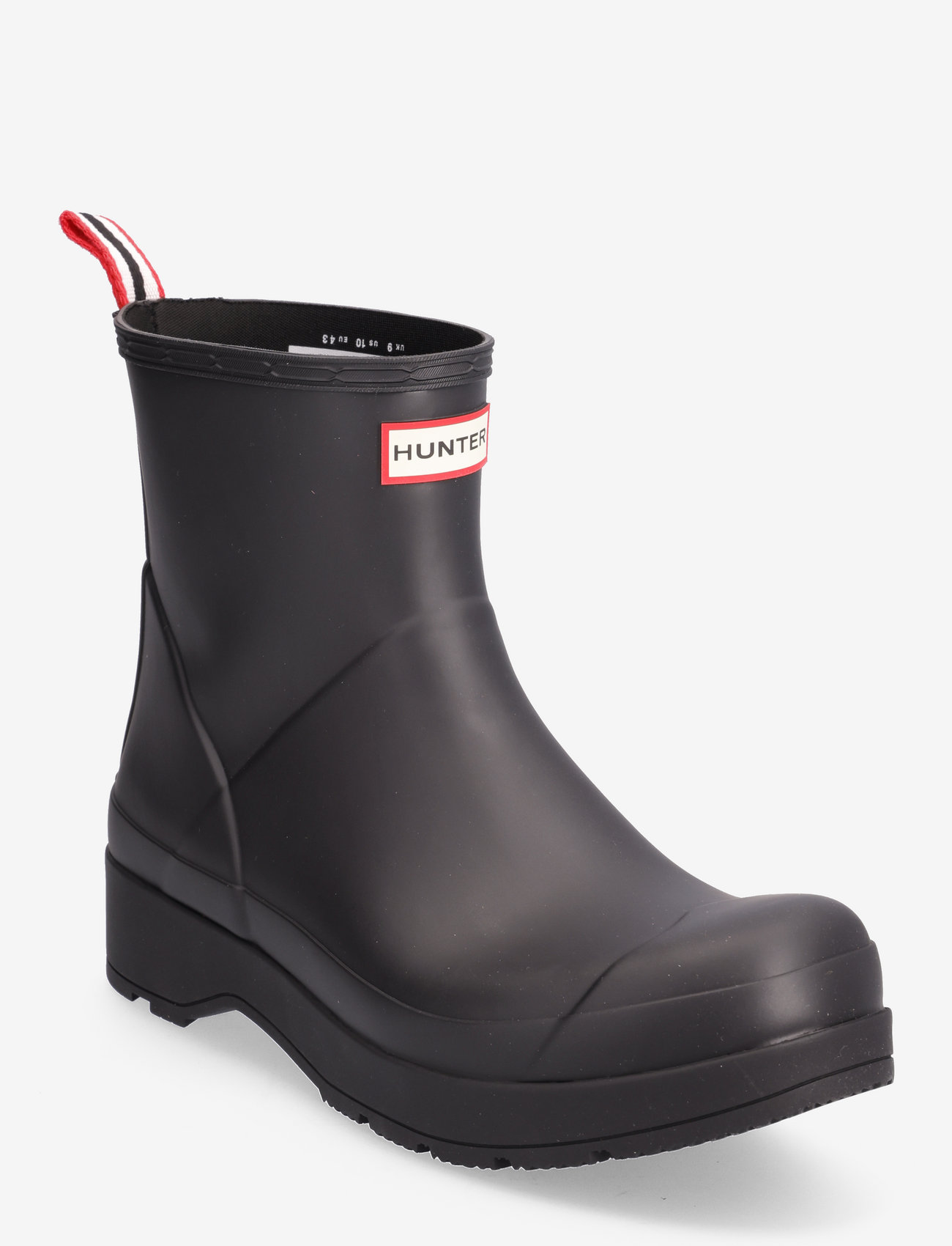 Hunter - MENS PLAY SHORT BOOT - gummistøvler - black - 0