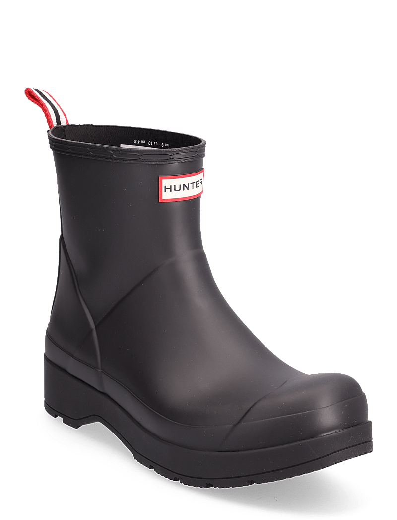 Hunter - MENS PLAY SHORT BOOT - gummistøvler - black - 0