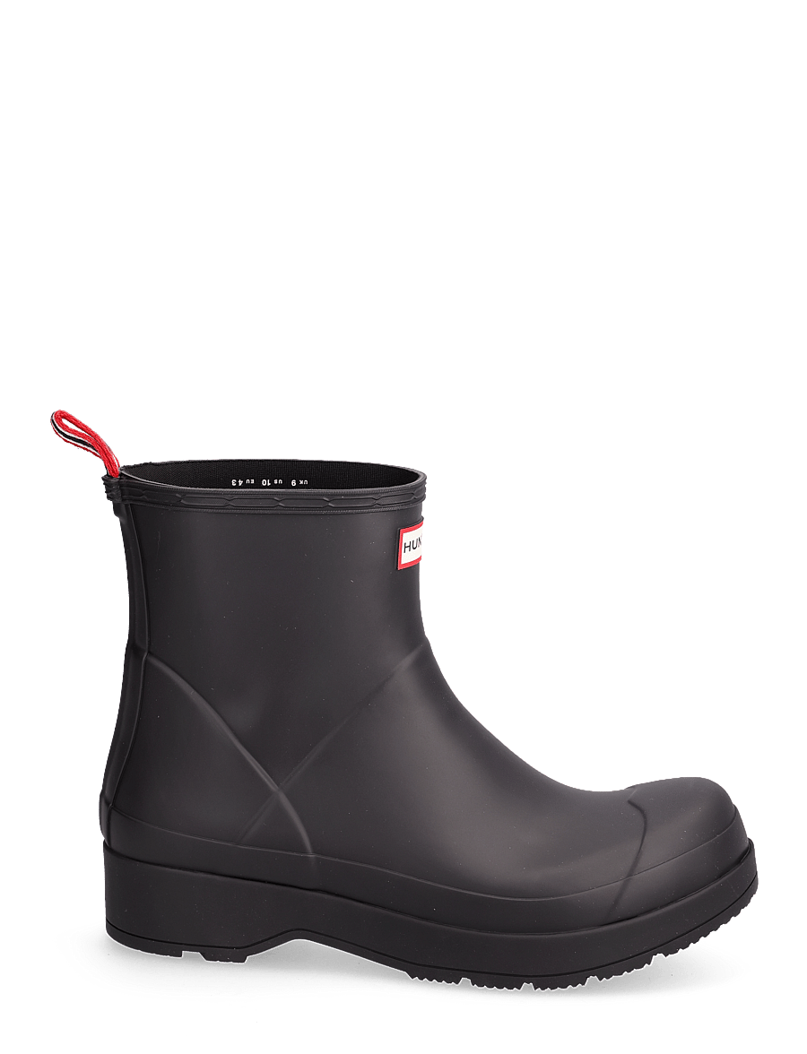 Hunter - MENS PLAY SHORT BOOT - gummistövlar - black - 1