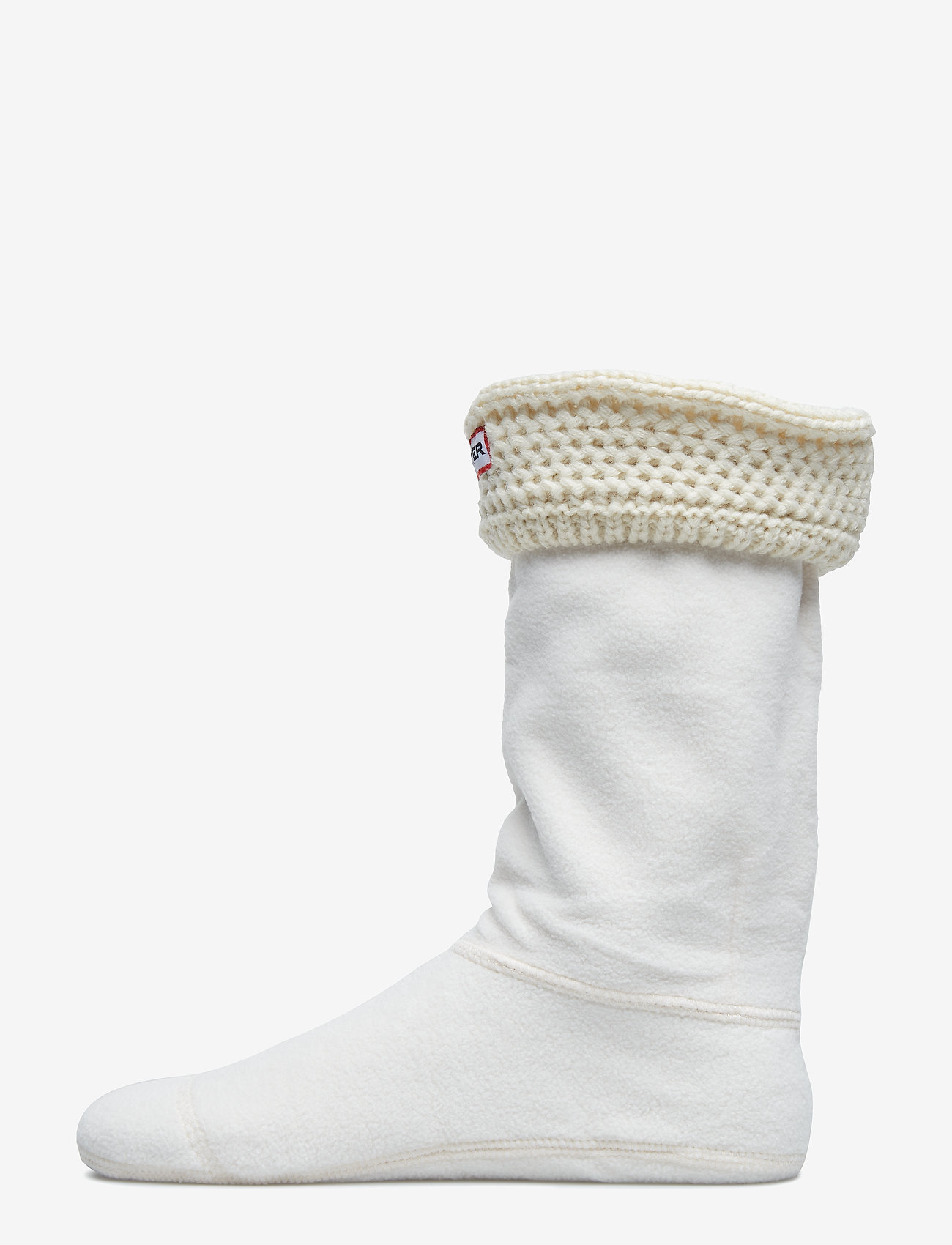 Short Moss Cable WellySock - CREAM