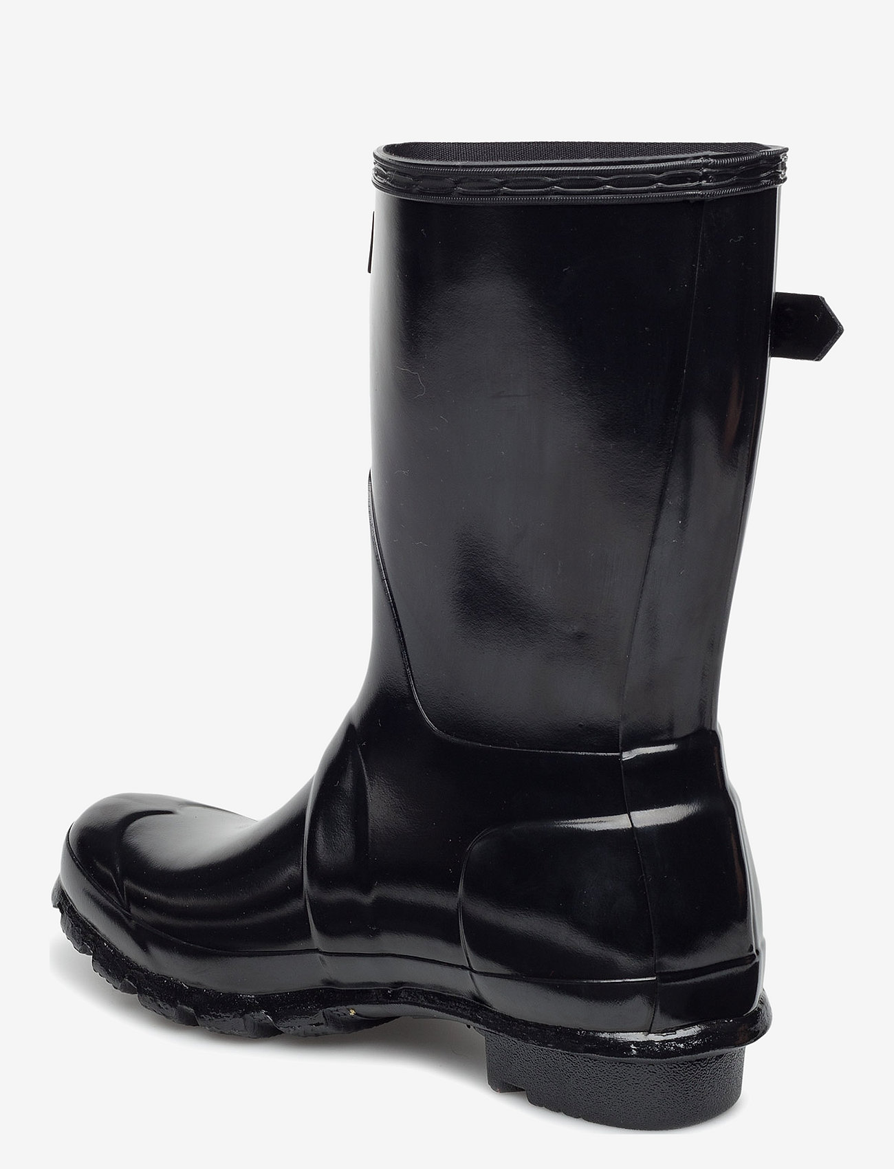Hunter - WOMENS ORIGINAL SHORT GLOSS BOOT - hverdags stil - black - 2