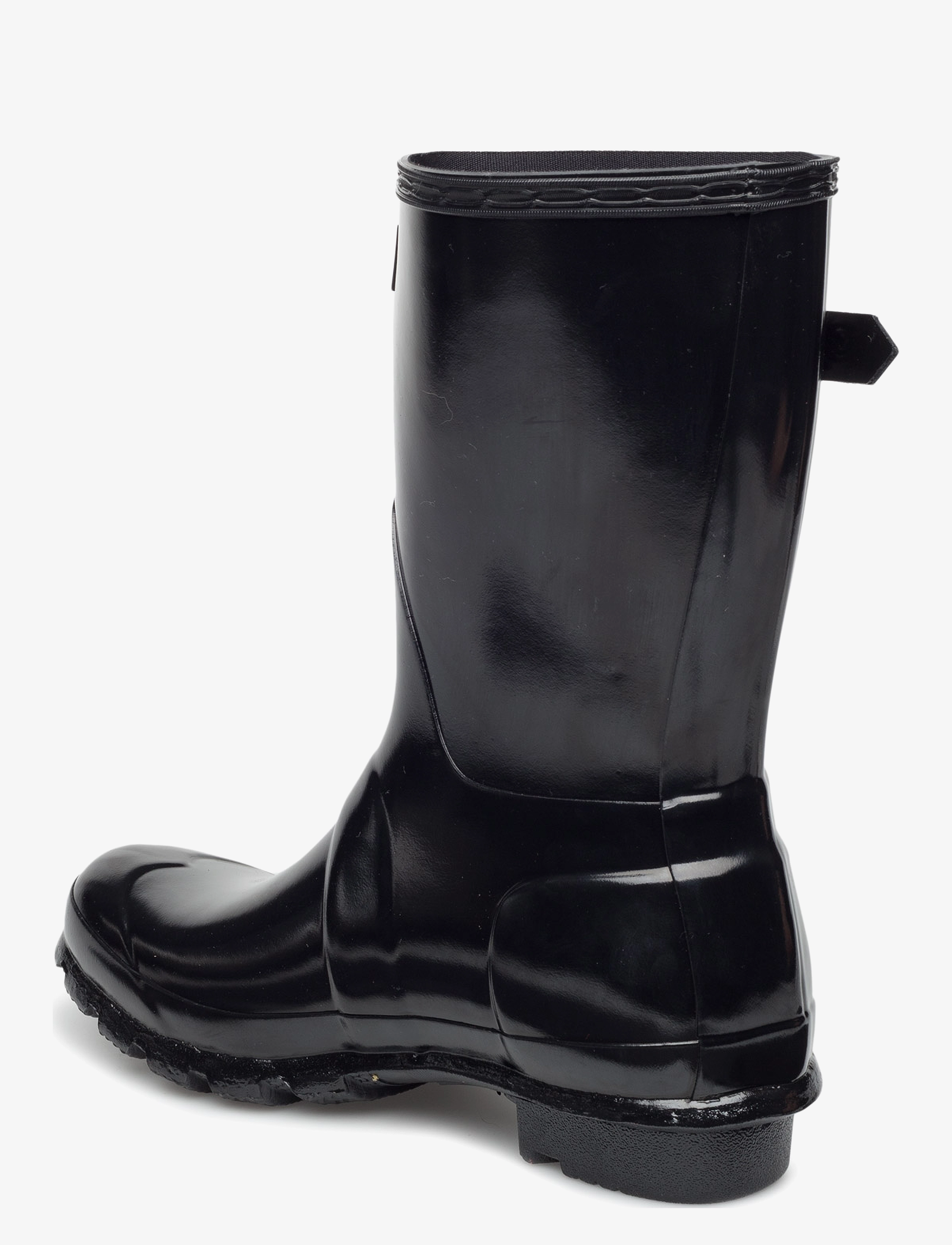 Hunter - WOMENS ORIGINAL SHORT GLOSS BOOT - alltags-style - black - 2