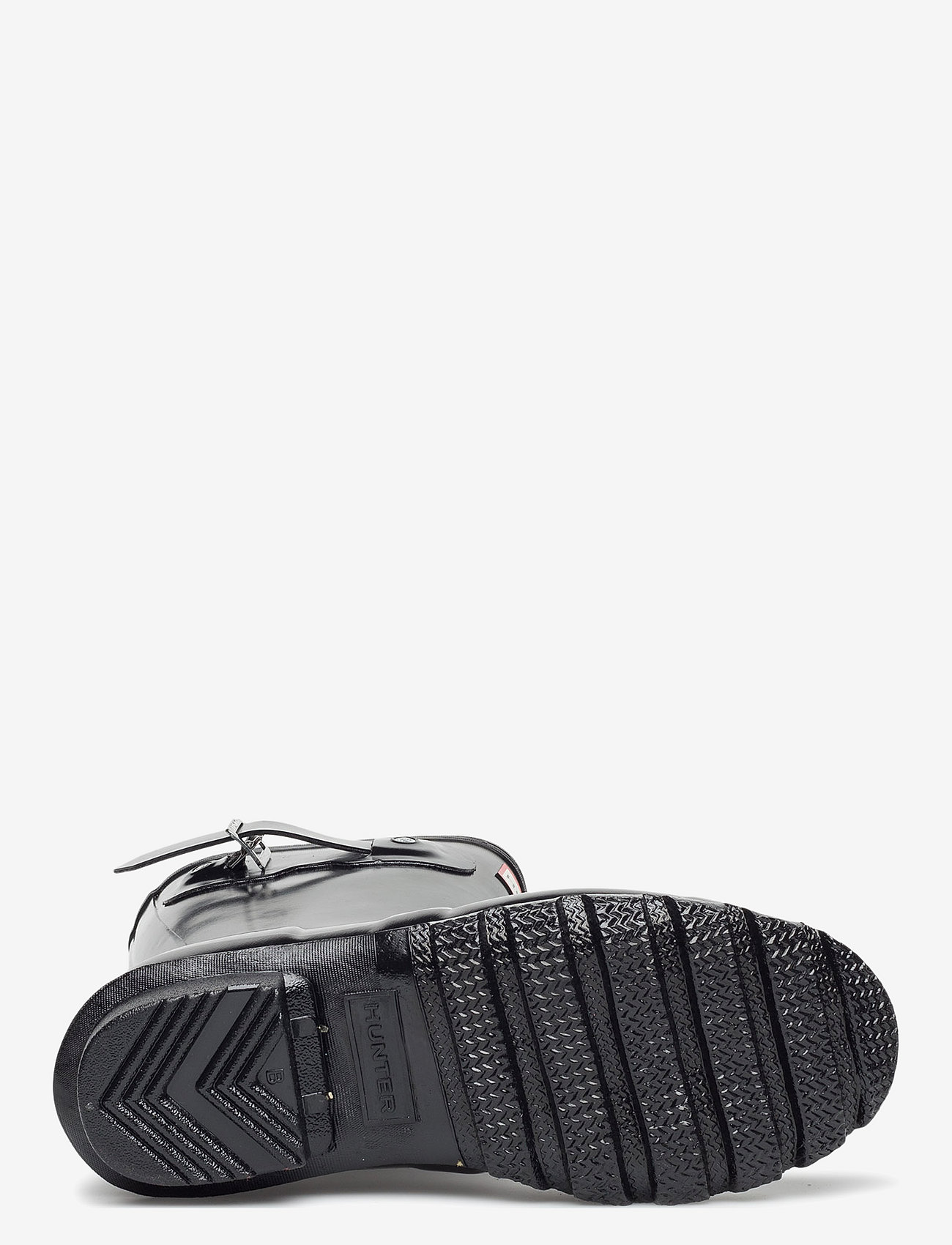 Hunter - WOMENS ORIGINAL SHORT GLOSS BOOT - hverdags stil - black - 4