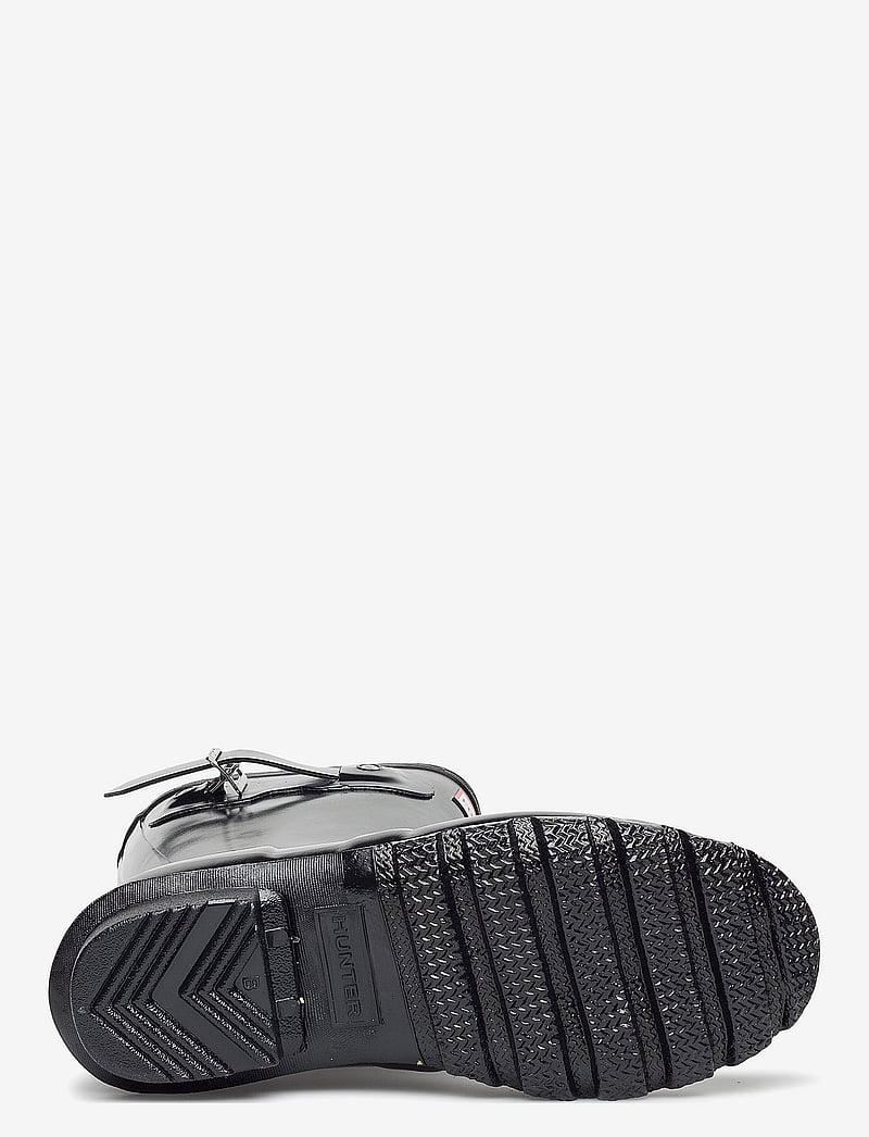 Hunter - WOMENS ORIGINAL SHORT GLOSS BOOT - hverdags stil - black - 4