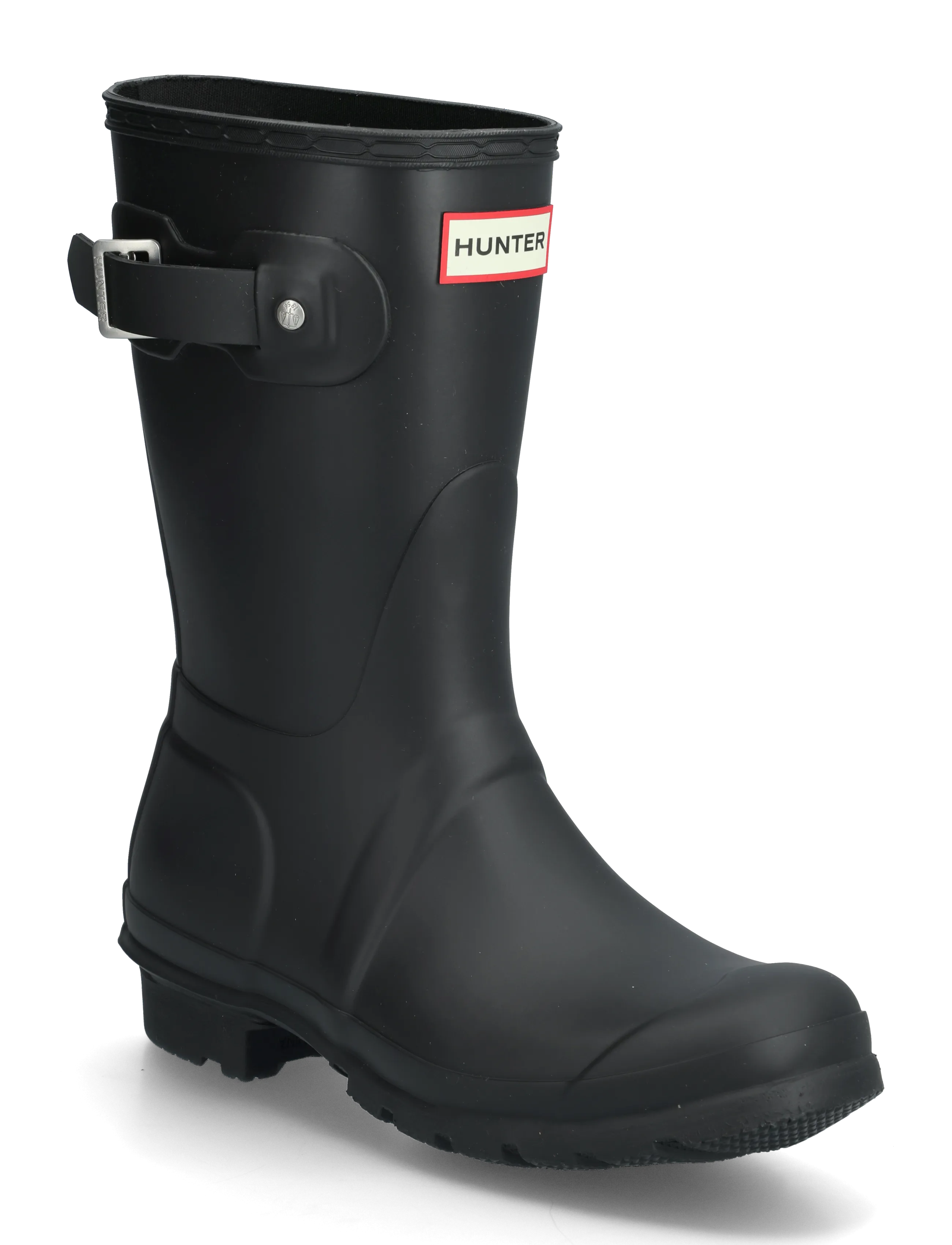 Hunter Womens Original Short Boot, 37, Boots, Schwarz - Rain Frauen