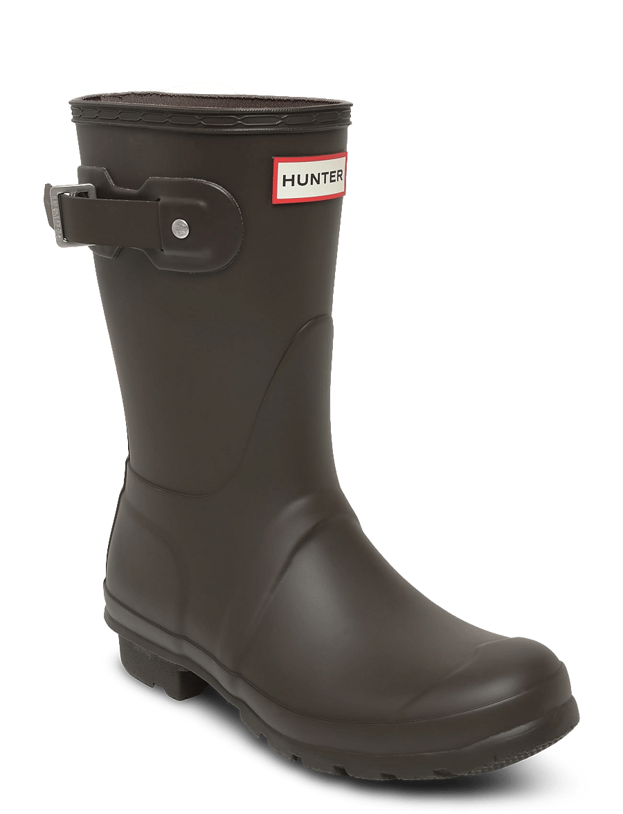 Hunter - WOMENS ORIGINAL SHORT BOOT - moetrendid - chocolate brown - 0