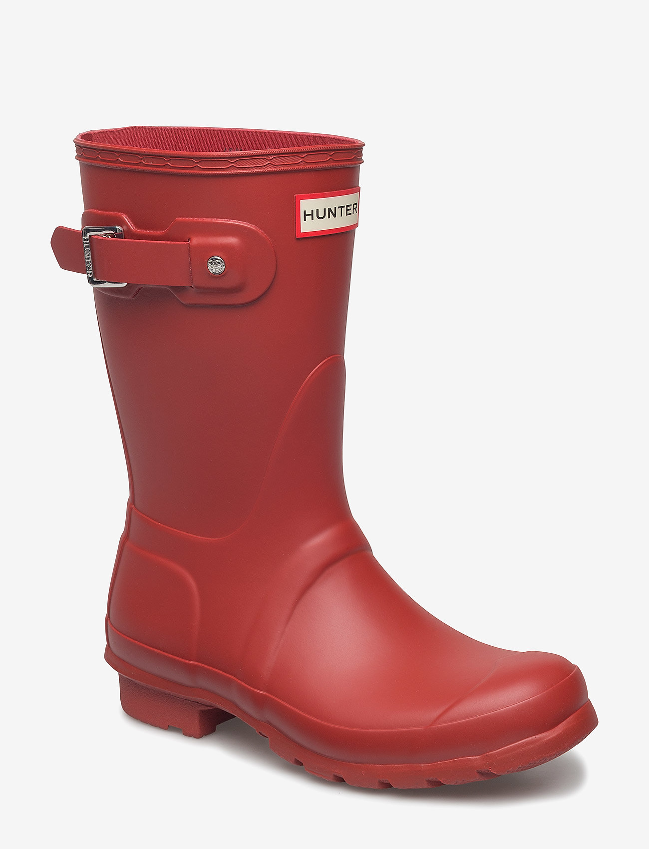 Hunter WOMENS ORIGINAL SHORT BOOT - Regnkläder - MILITARY RED / red