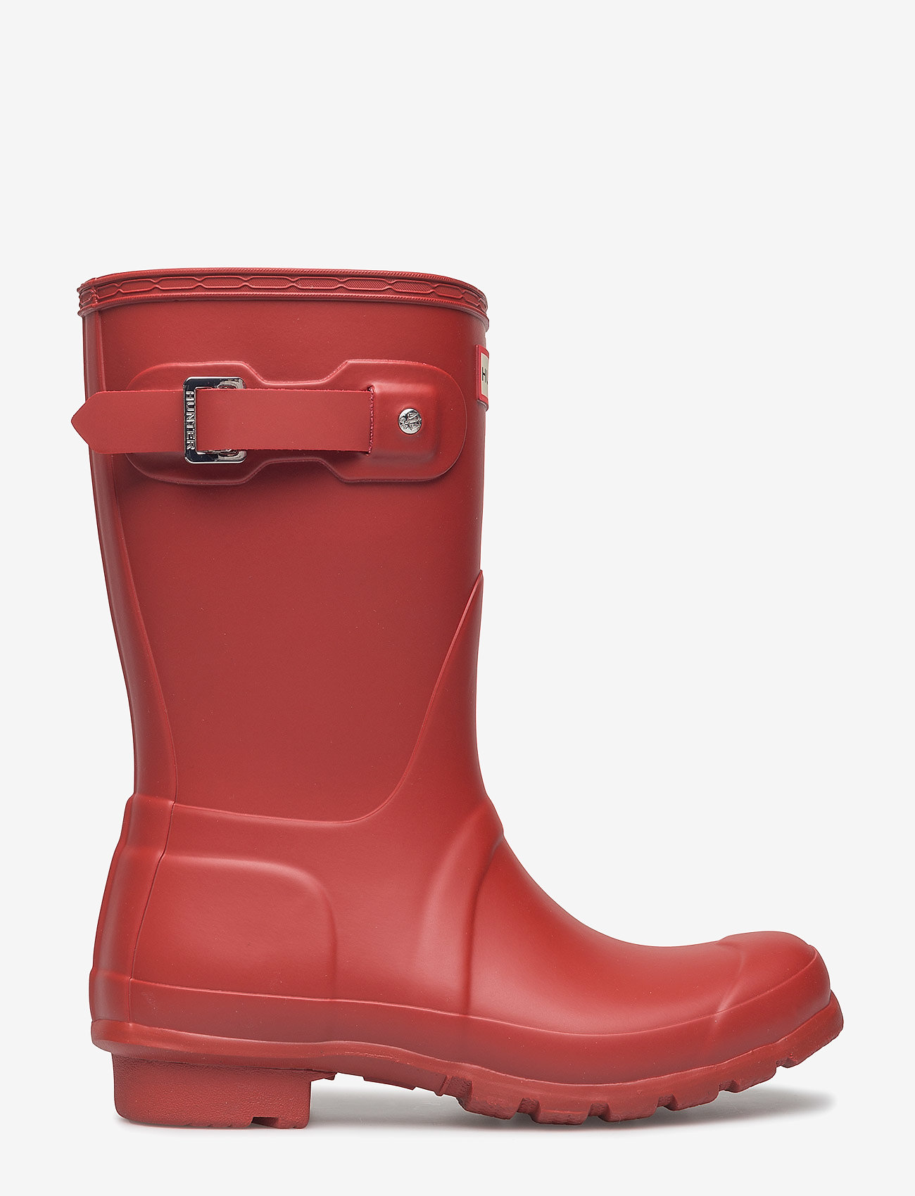 Hunter - WOMENS ORIGINAL SHORT BOOT - modetrends - military red - 1