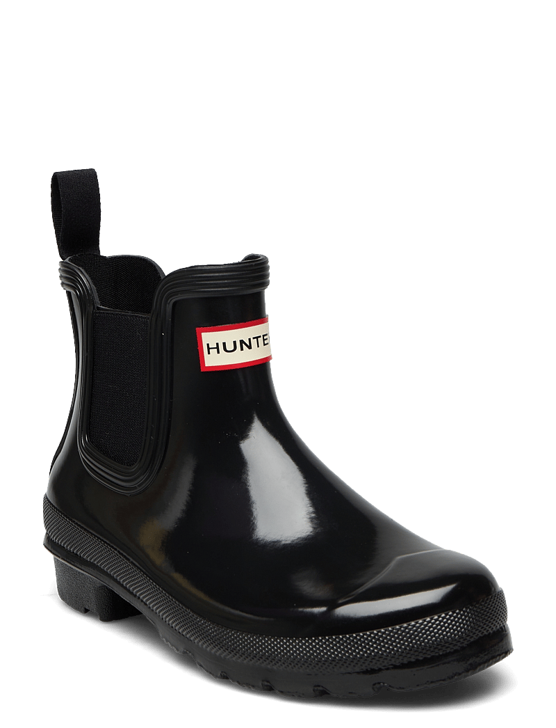 Hunter - WOMENS ORIGINAL GLOSS CHELSEA BOOT - vardagsstil - black - 0