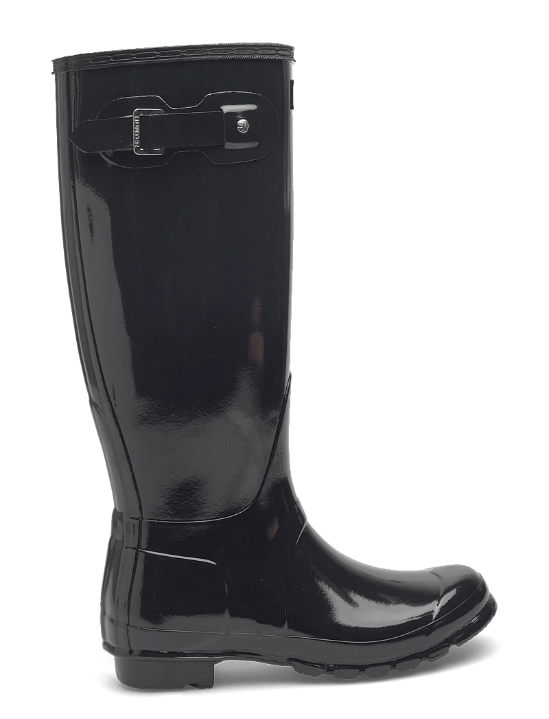 Hunter - WOMENS ORIGINAL TALL GLOSS BOOT - vardagsstil - black - 2