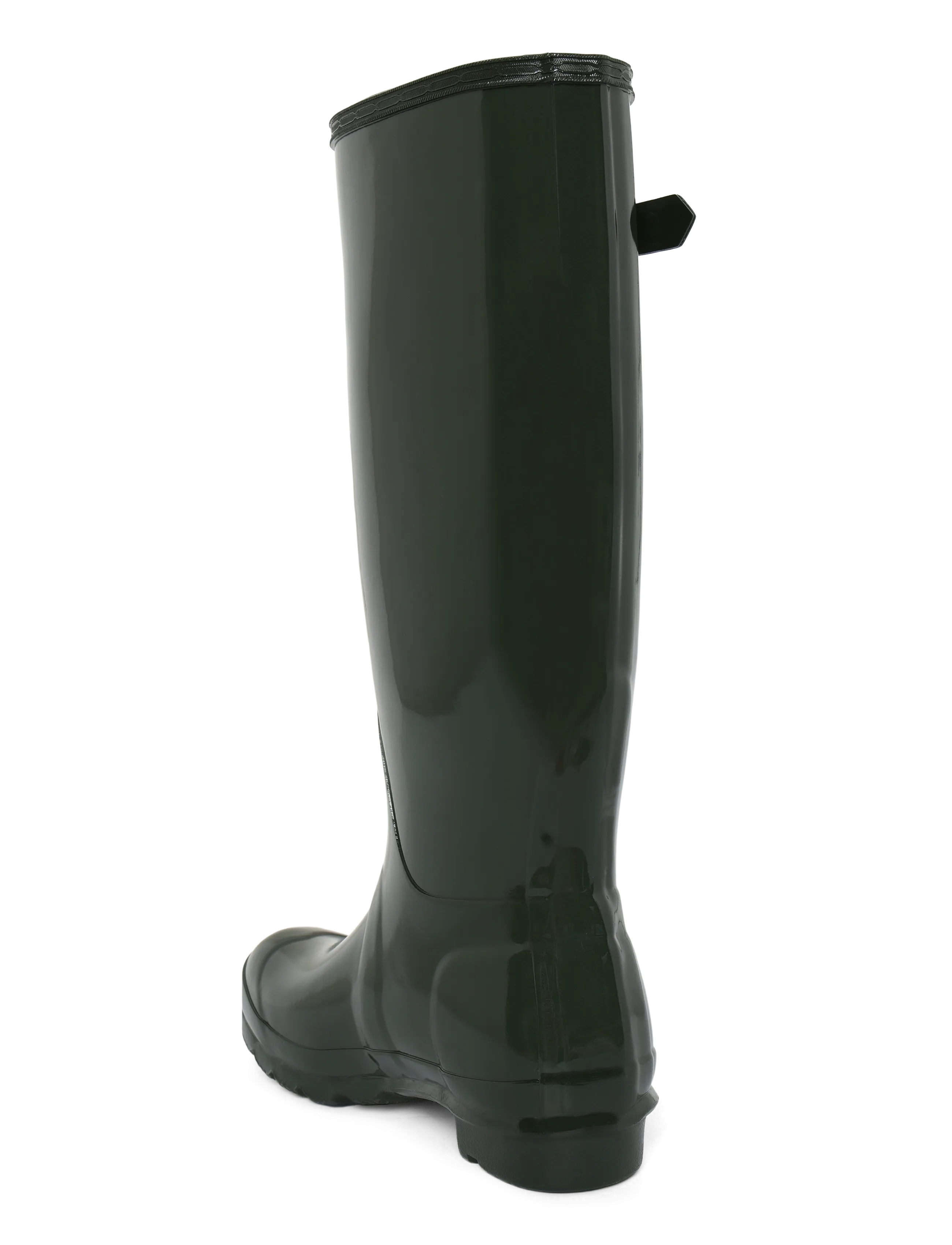 Hunter - WOMENS ORIGINAL TALL GLOSS BOOT - igapäevane stiil - dark olive - 1