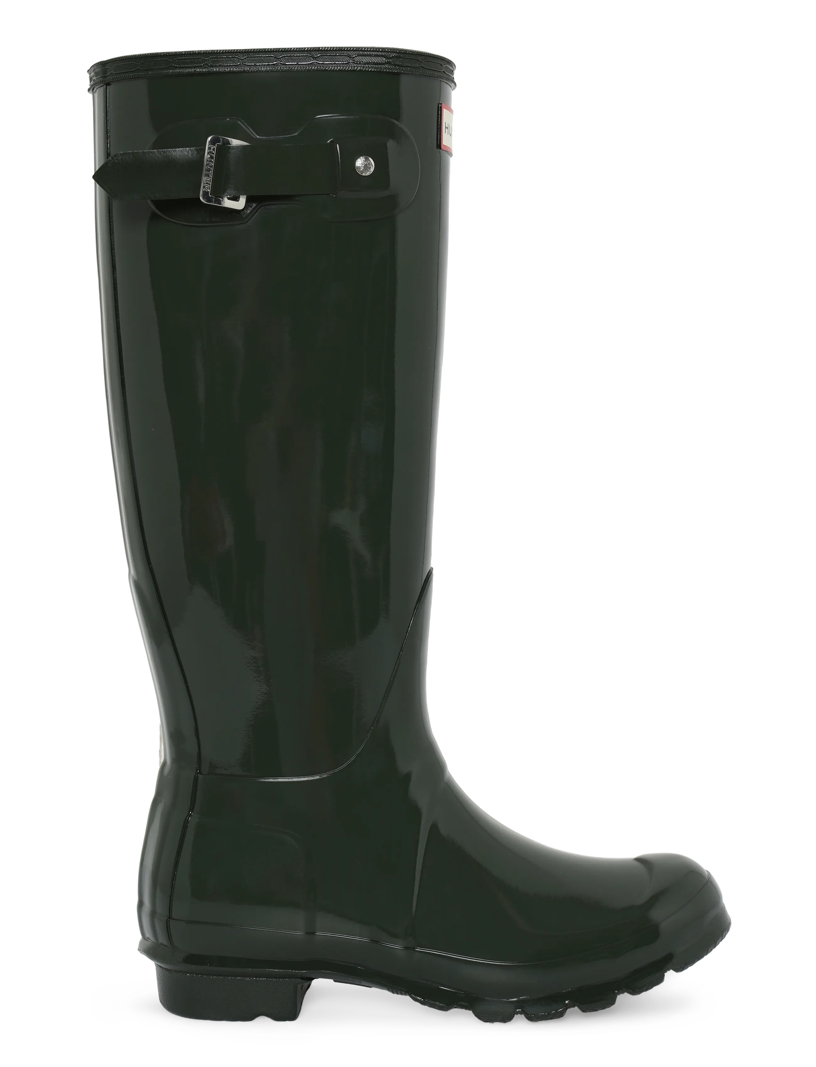 Hunter - WOMENS ORIGINAL TALL GLOSS BOOT - igapäevane stiil - dark olive - 2