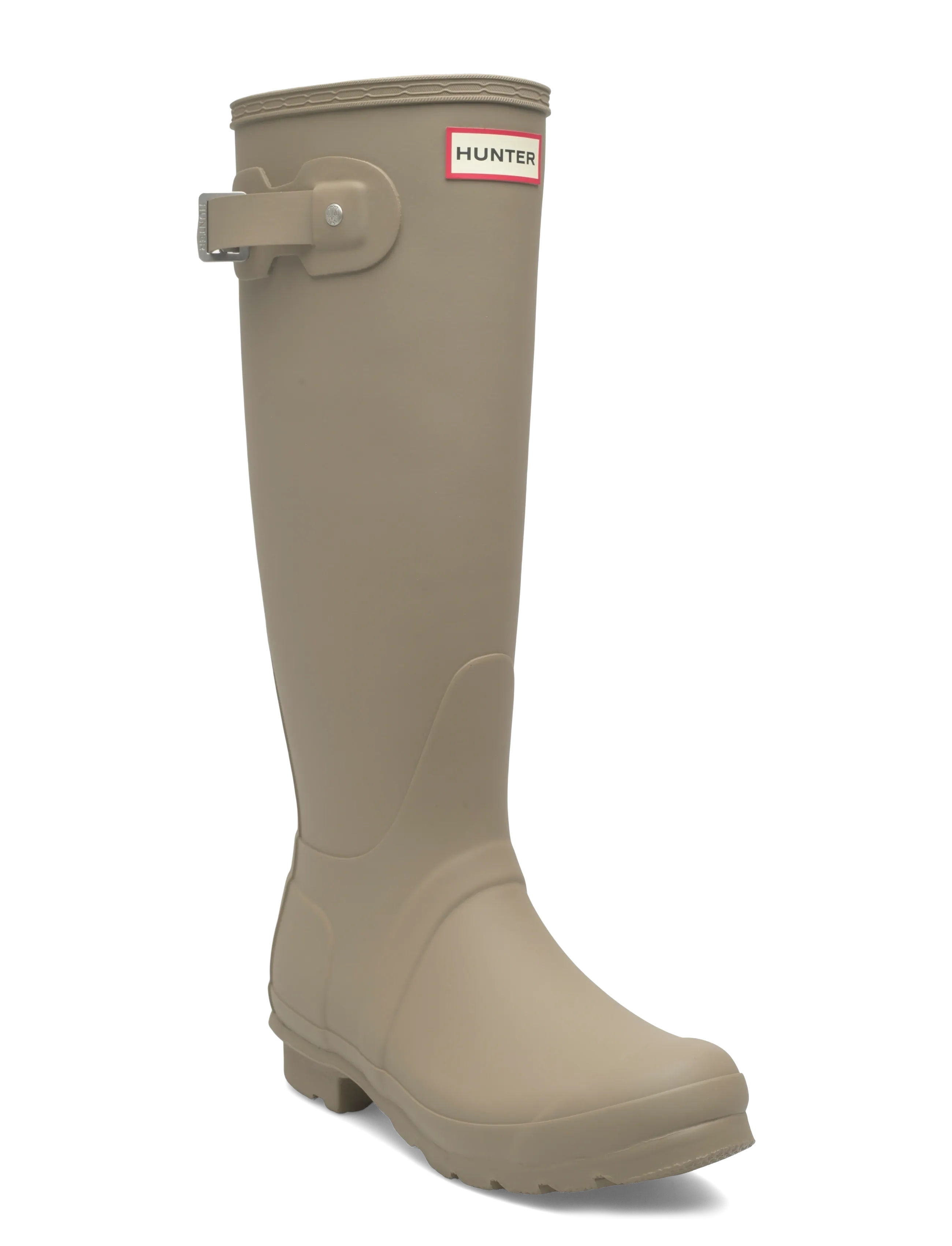 Hunter WOMENS ORIGINAL TALL BOOT - Rain boots - KETTLE / beige