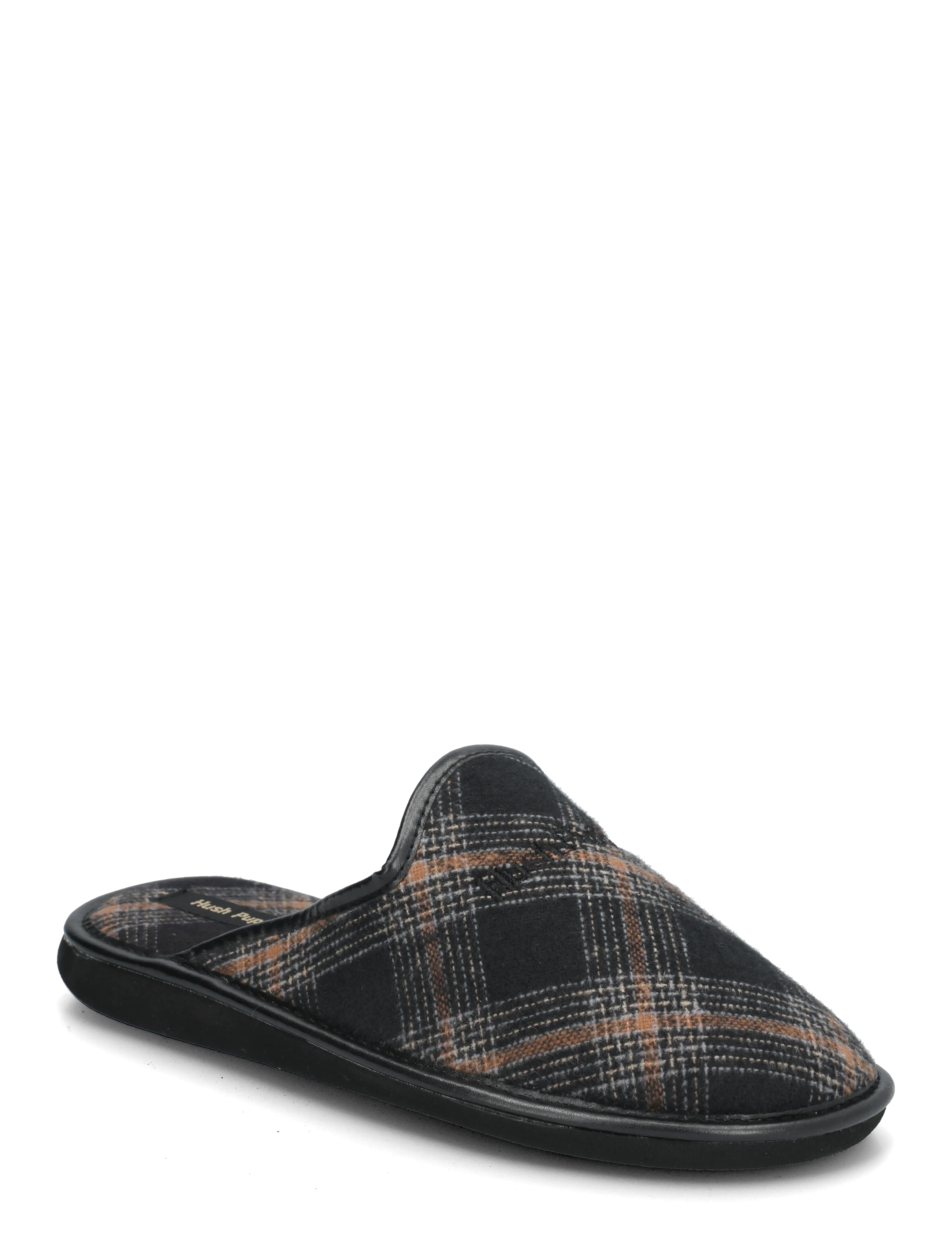 Hush Puppies Men's Parker - Black - Hausschuhe - BLACK / black